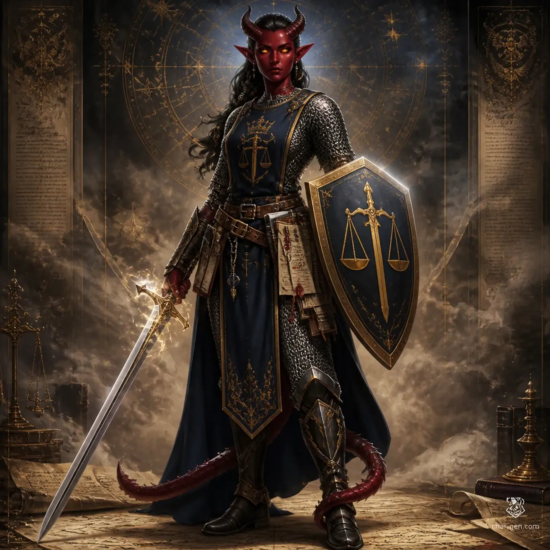 Veyra Caldris - AI-generated fantasy Character
