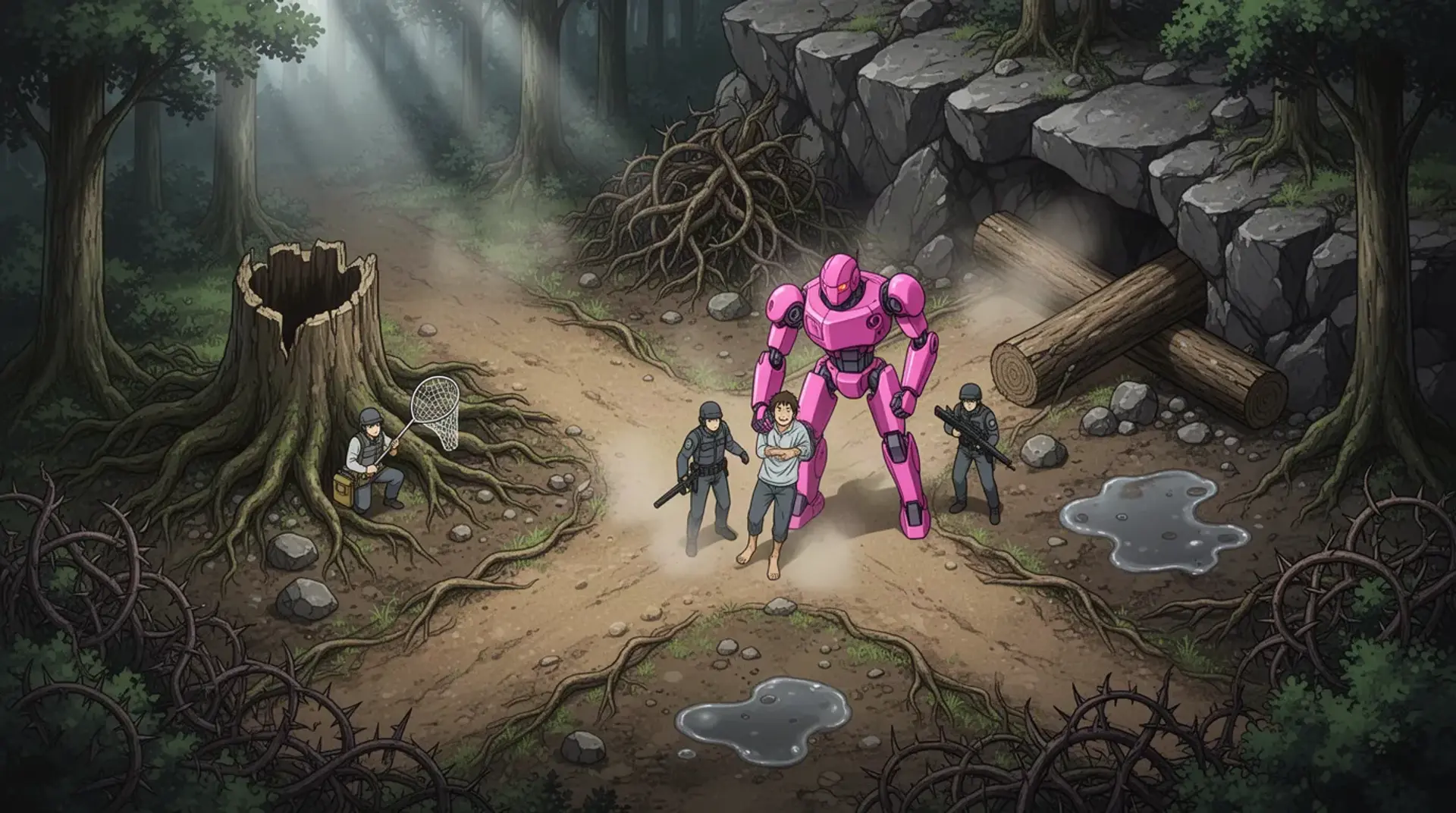 Protect Aja at the Root Crossroads
