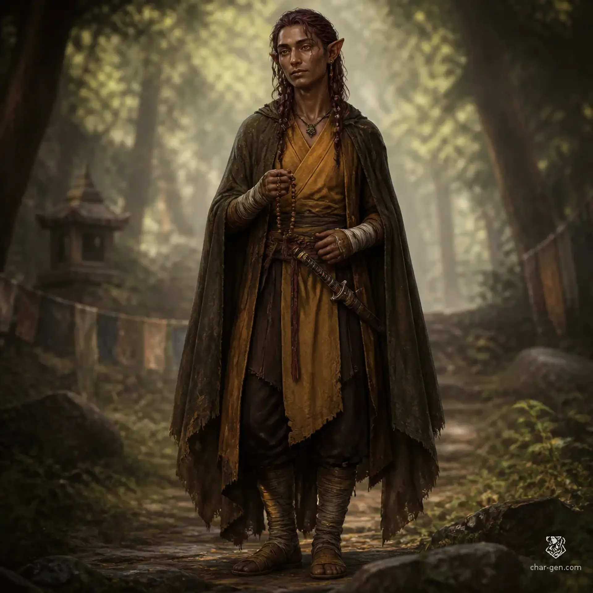 Kaelith Vey - AI-generated fantasy Character