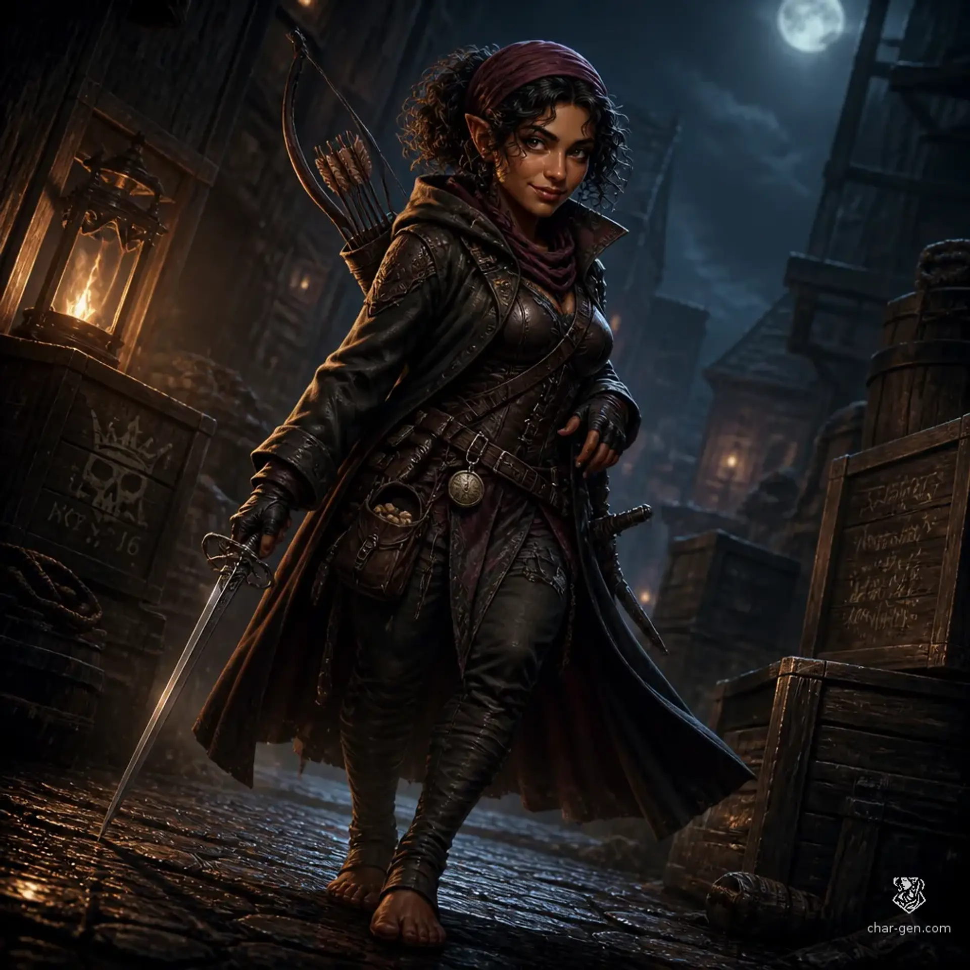 Maya - AI-generated fantasy Character