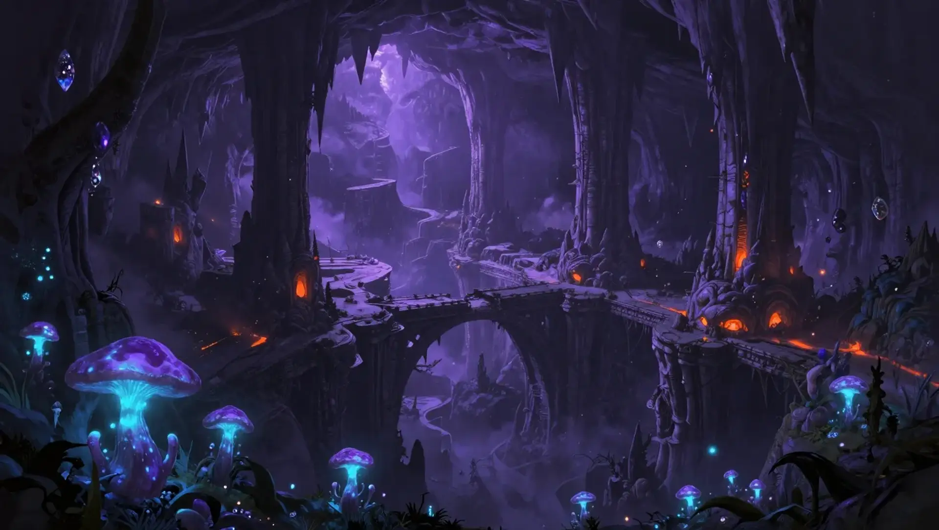 The Underdark - AI-generated fantasy Region