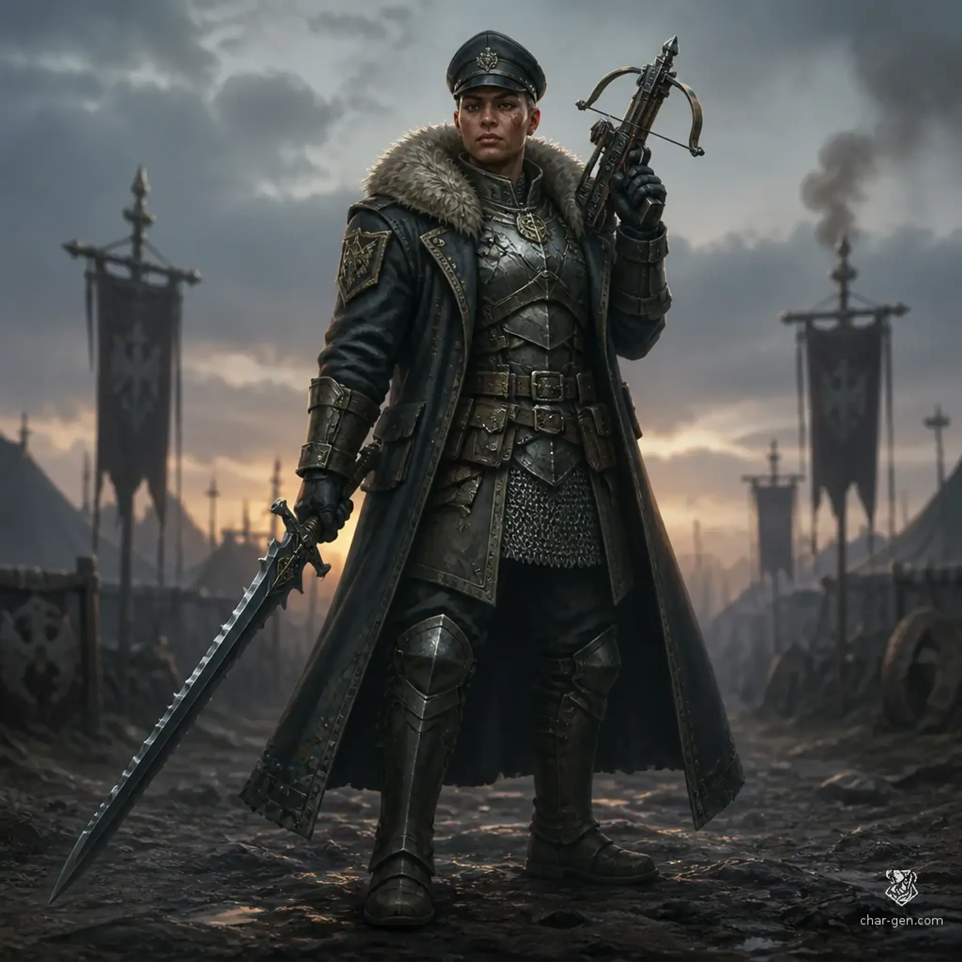 Entranzia Graves - AI-generated fantasy Character