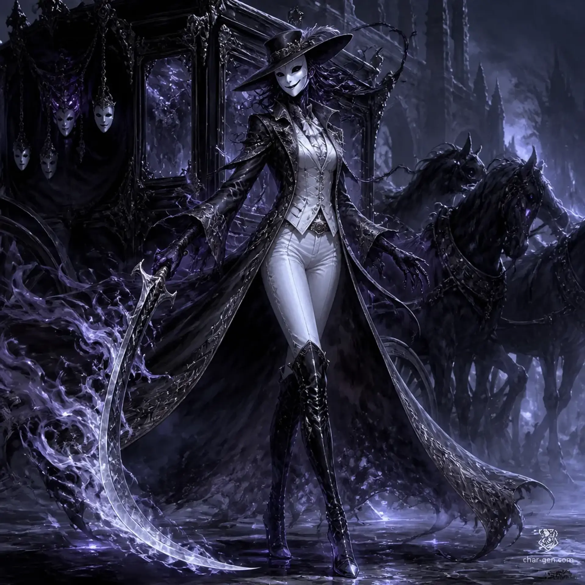 Haven Cartwright the Shae Fighter - AI-generated fantasy Monster