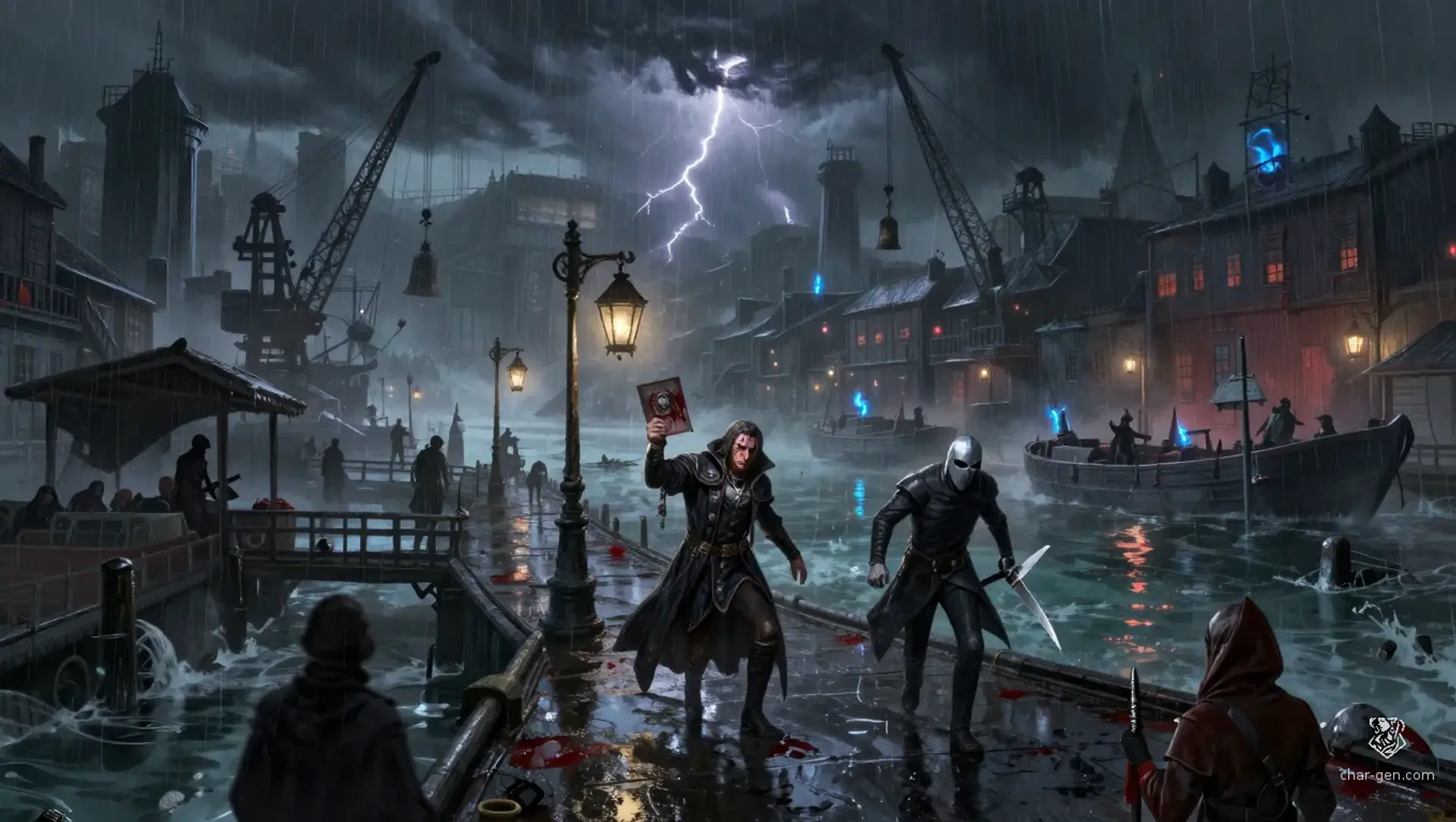 Murder Beneath the Black Lanterns