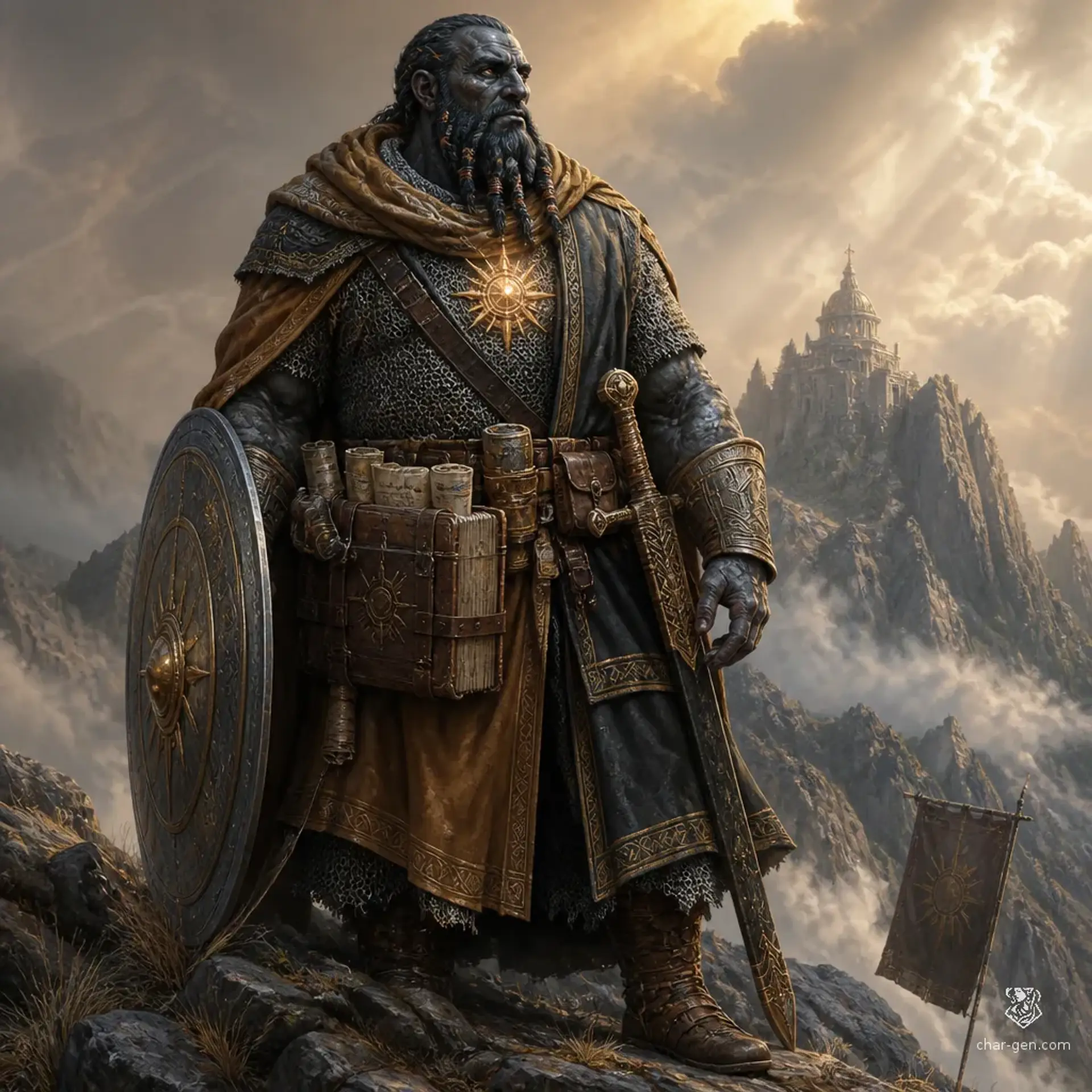 Thoren Stonequill - AI-generated fantasy Character