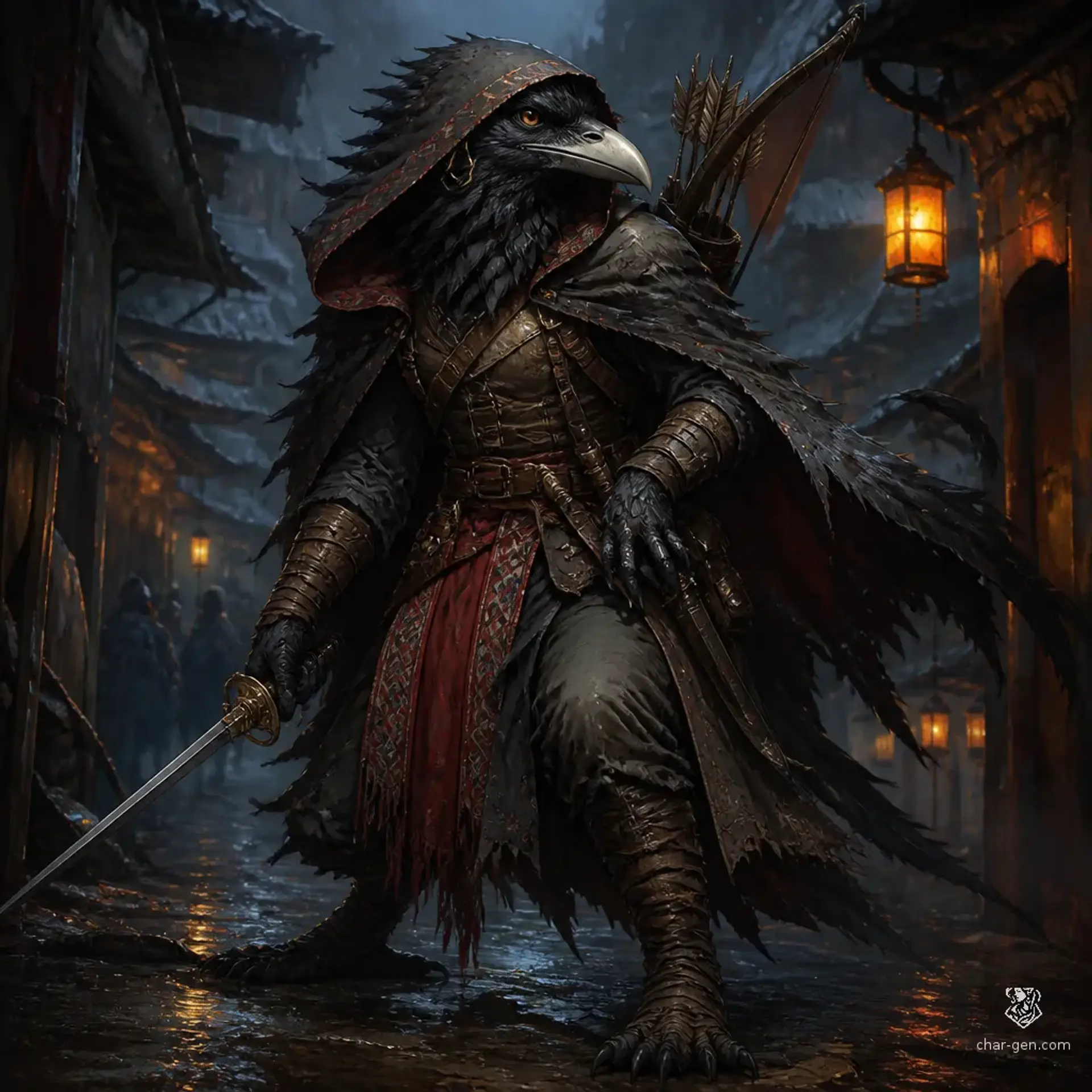 Krrik Suma - AI-generated fantasy Character