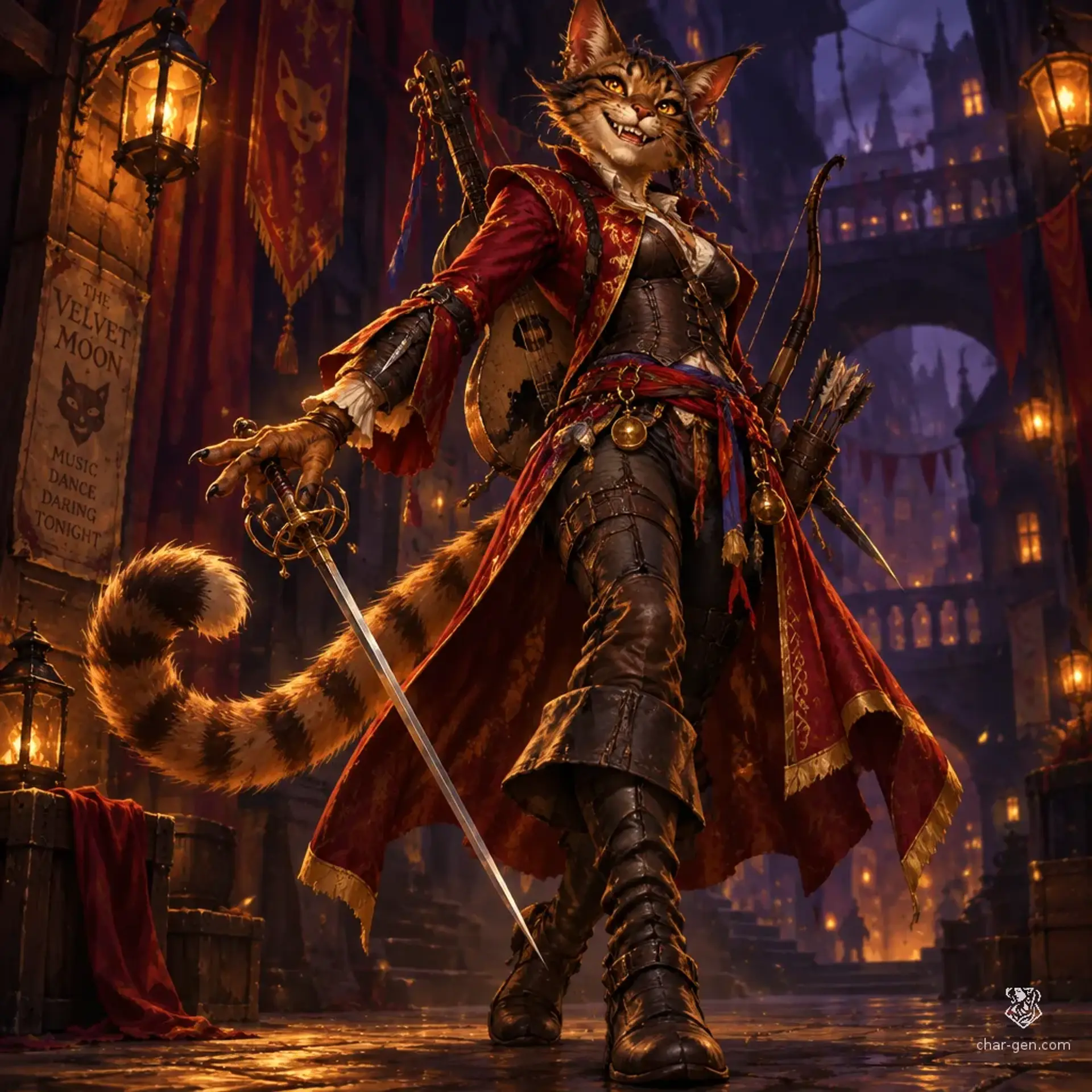NIM - AI-generated fantasy Character