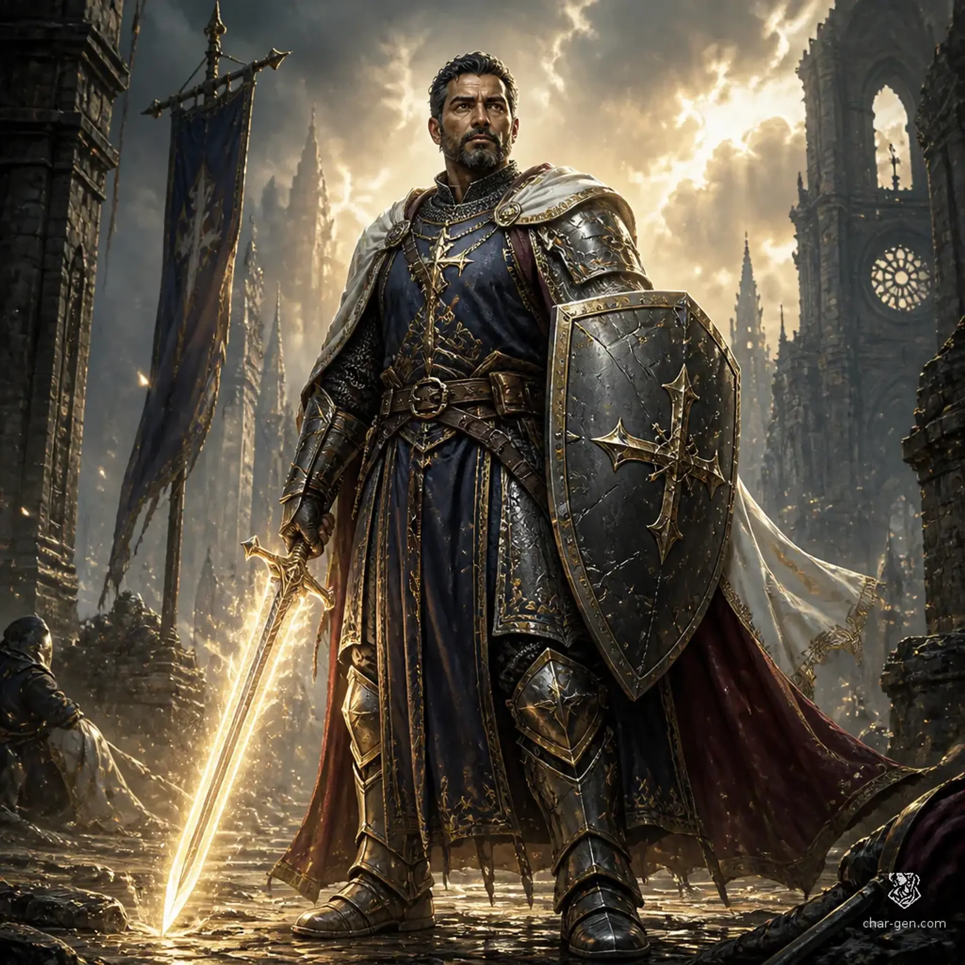 Mardesh Veyr - AI-generated fantasy Character