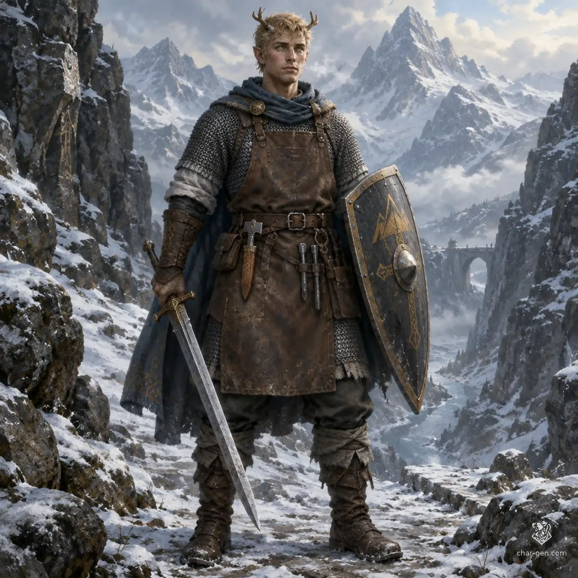 Bjorn Kholson - AI-generated fantasy Character
