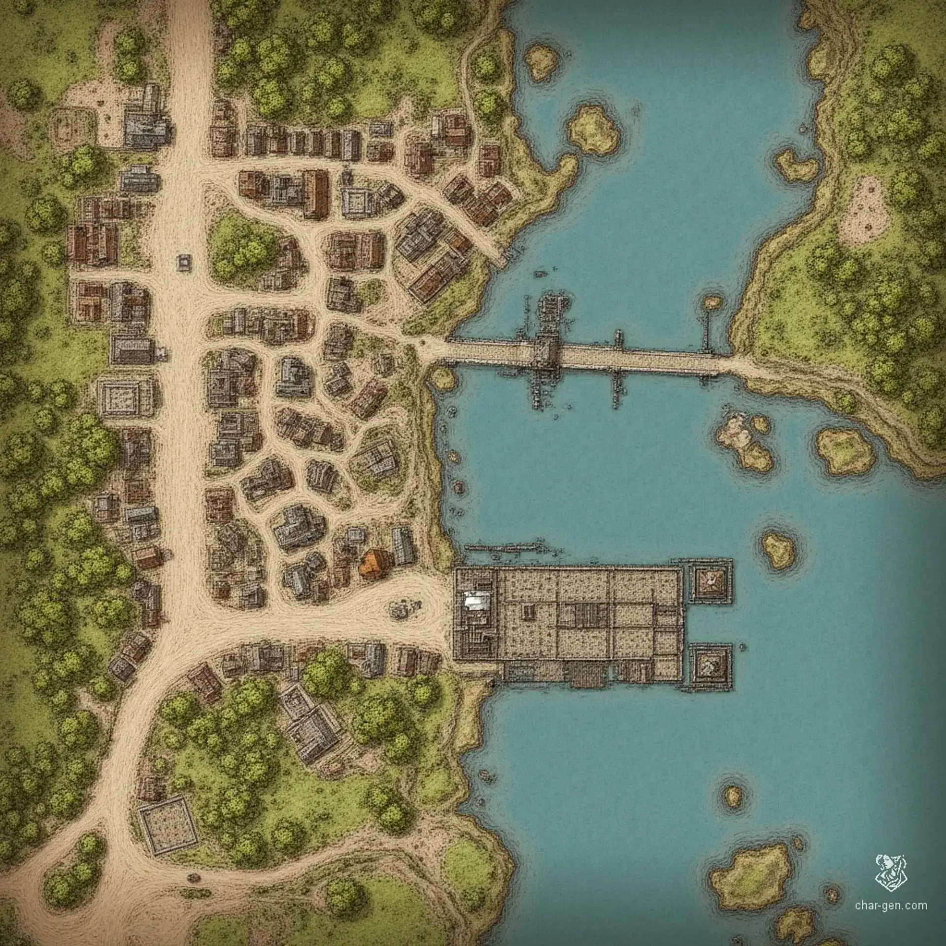 Palor - AI-generated fantasy Settlement