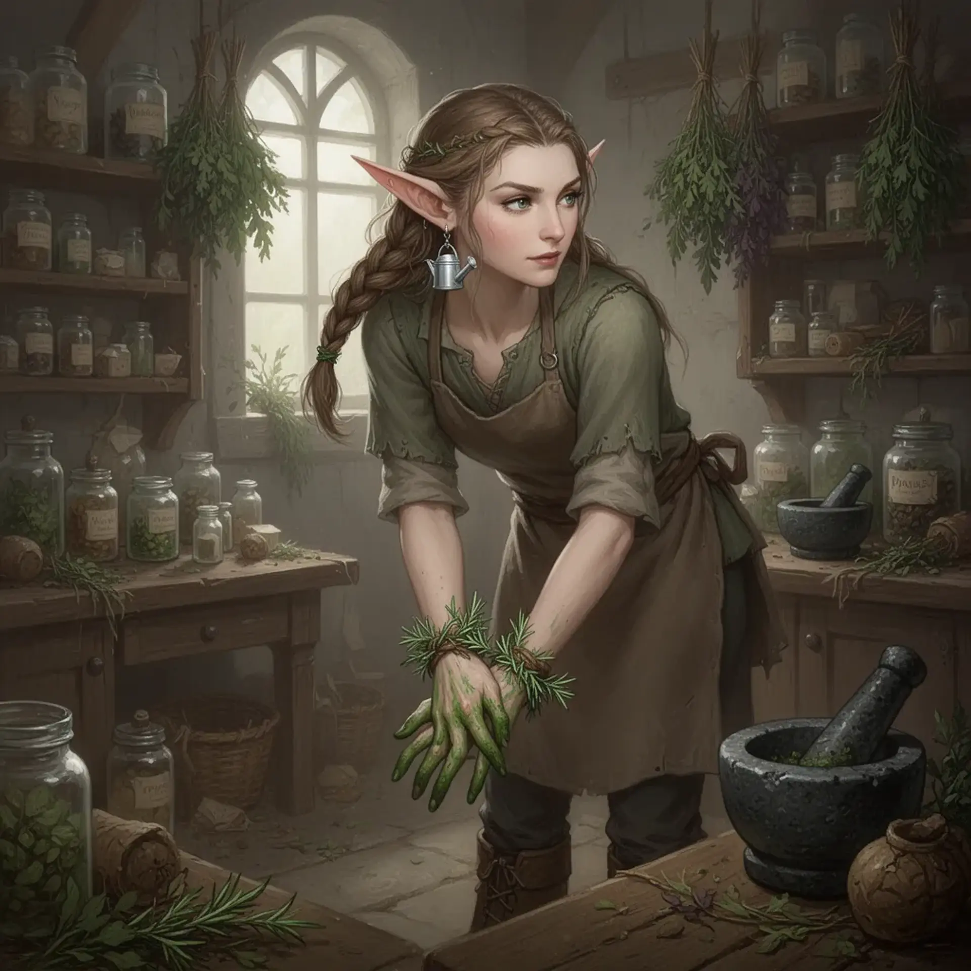 Merrin Vale - AI-generated fantasy NPC