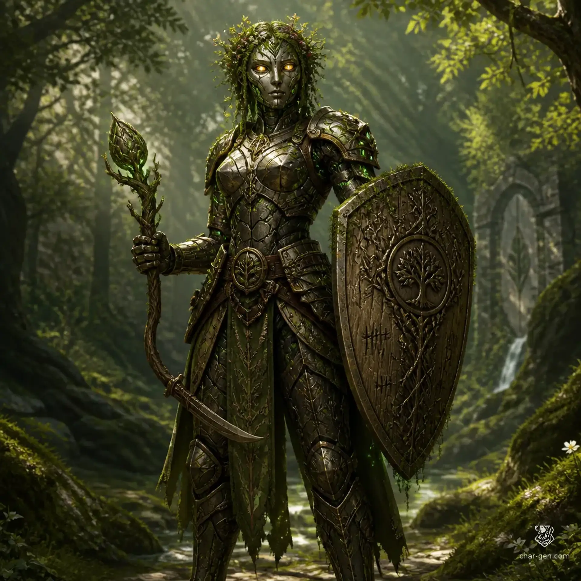 Luna - AI-generated fantasy Character