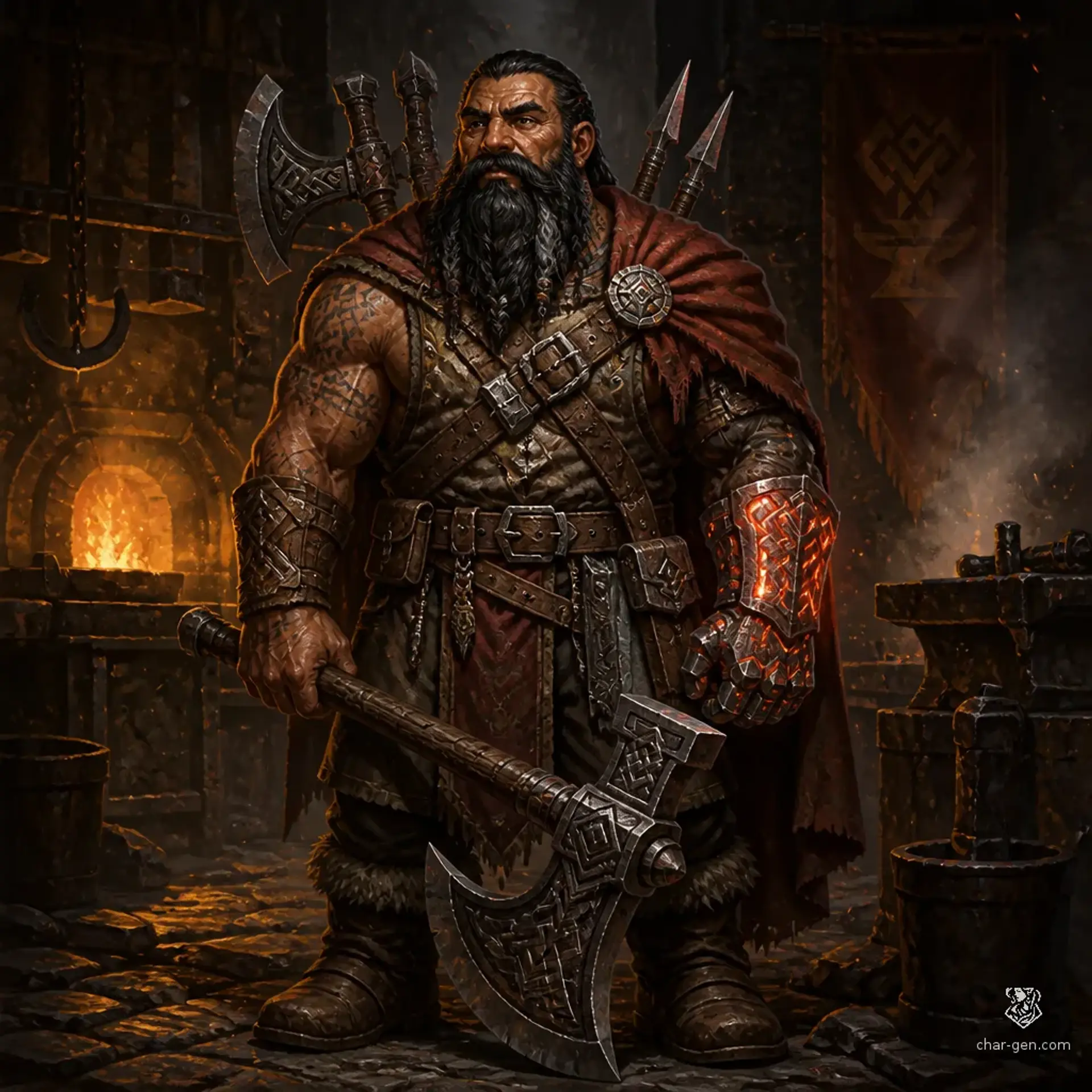 Garrick Ironhand - AI-generated fantasy Character