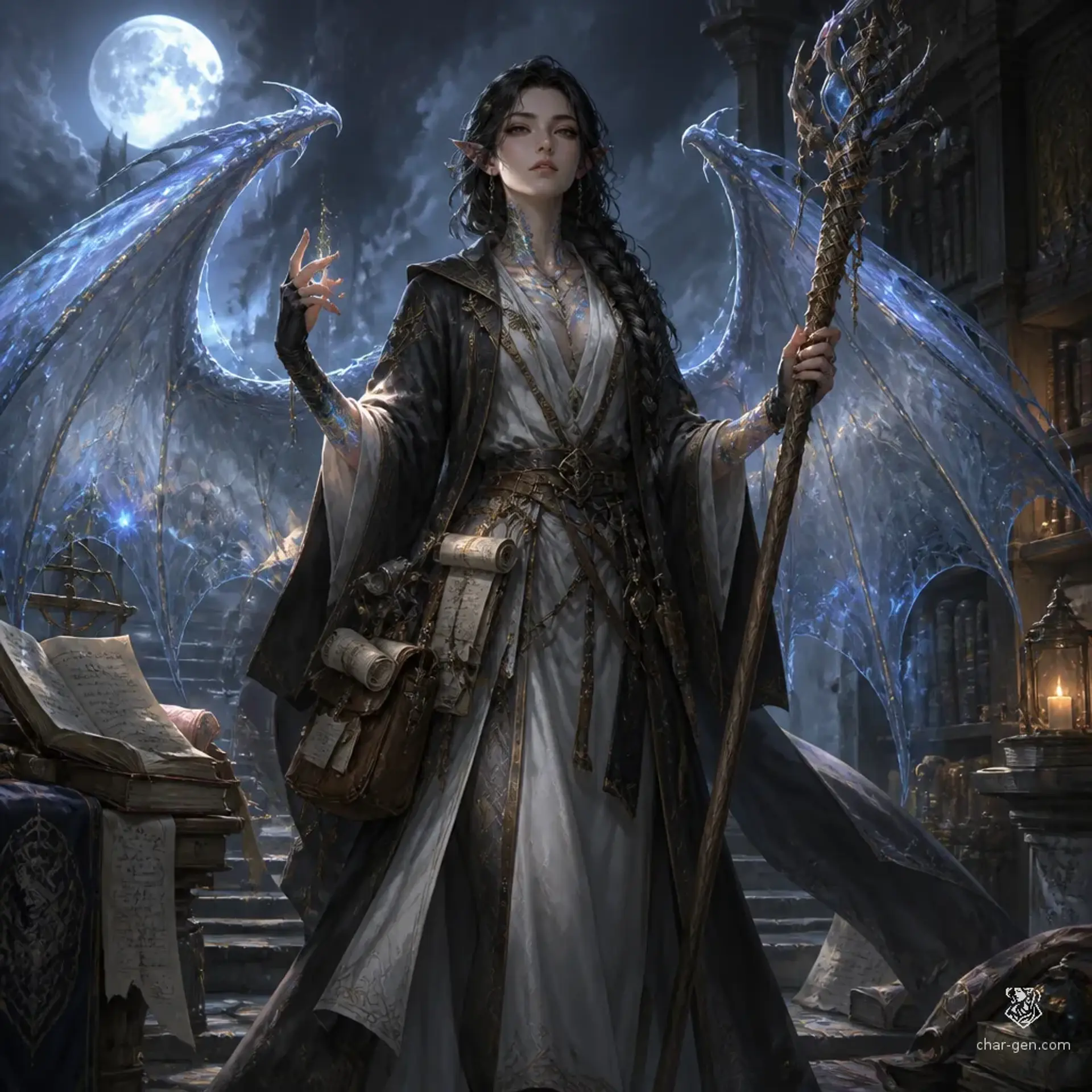 Ludrea - AI-generated fantasy Character