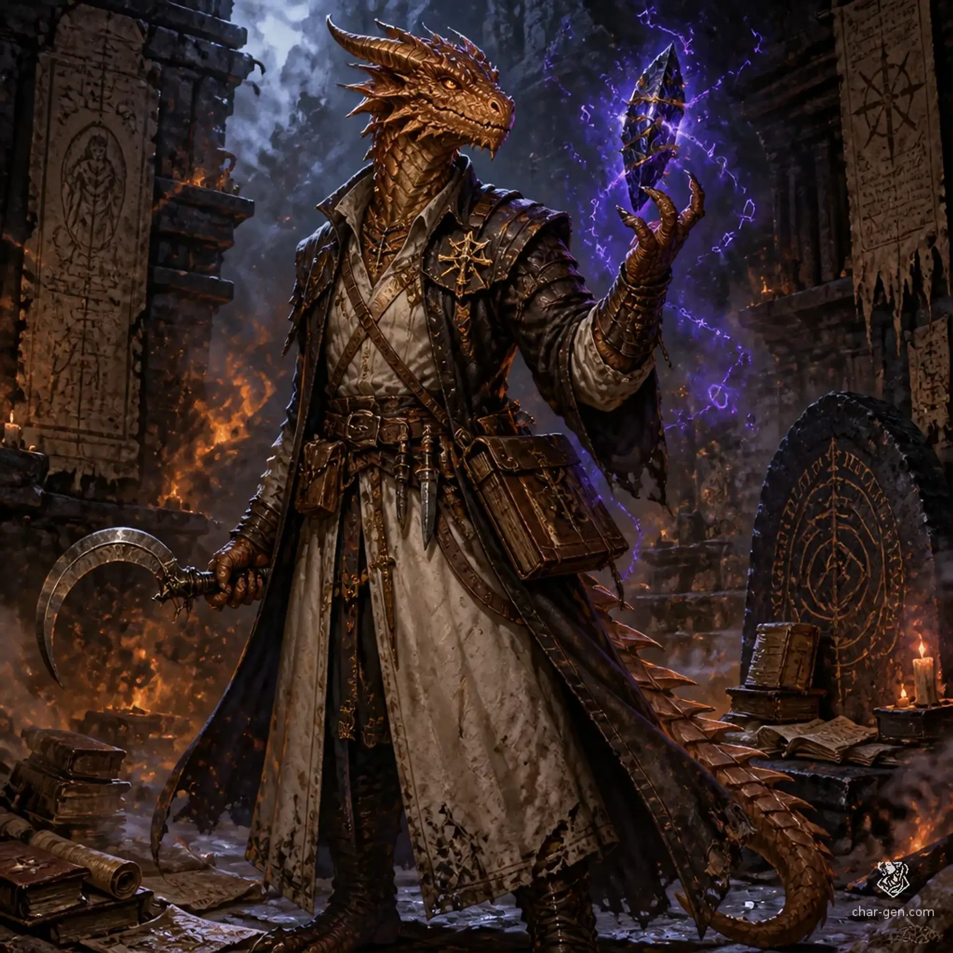 Qadira Etxevara - AI-generated fantasy Character