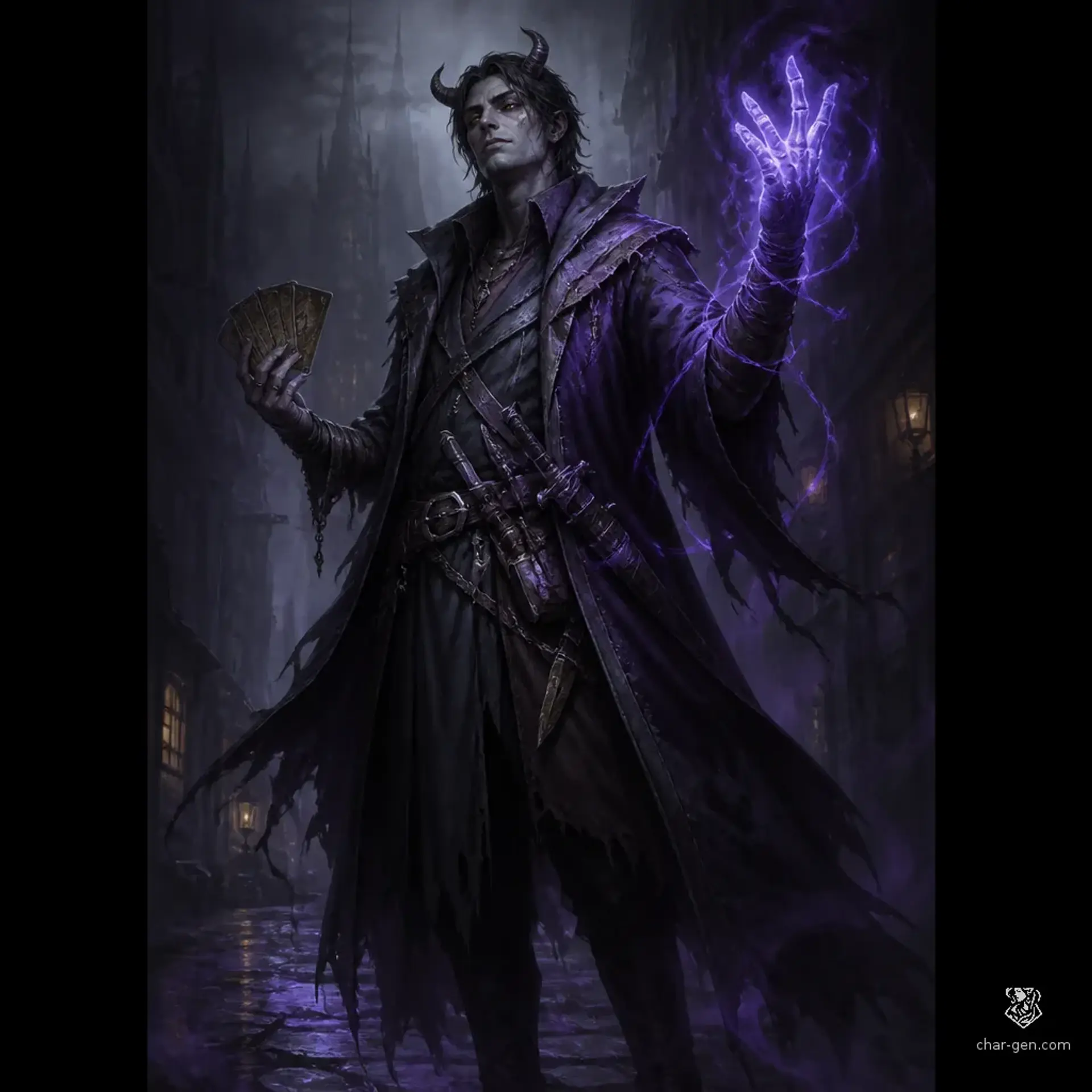 Azal'zill - AI-generated fantasy Character