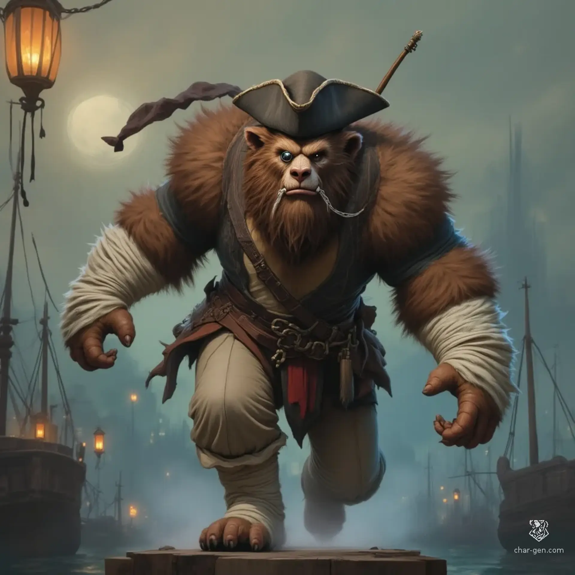John Bigbootie - AI-generated fantasy NPC