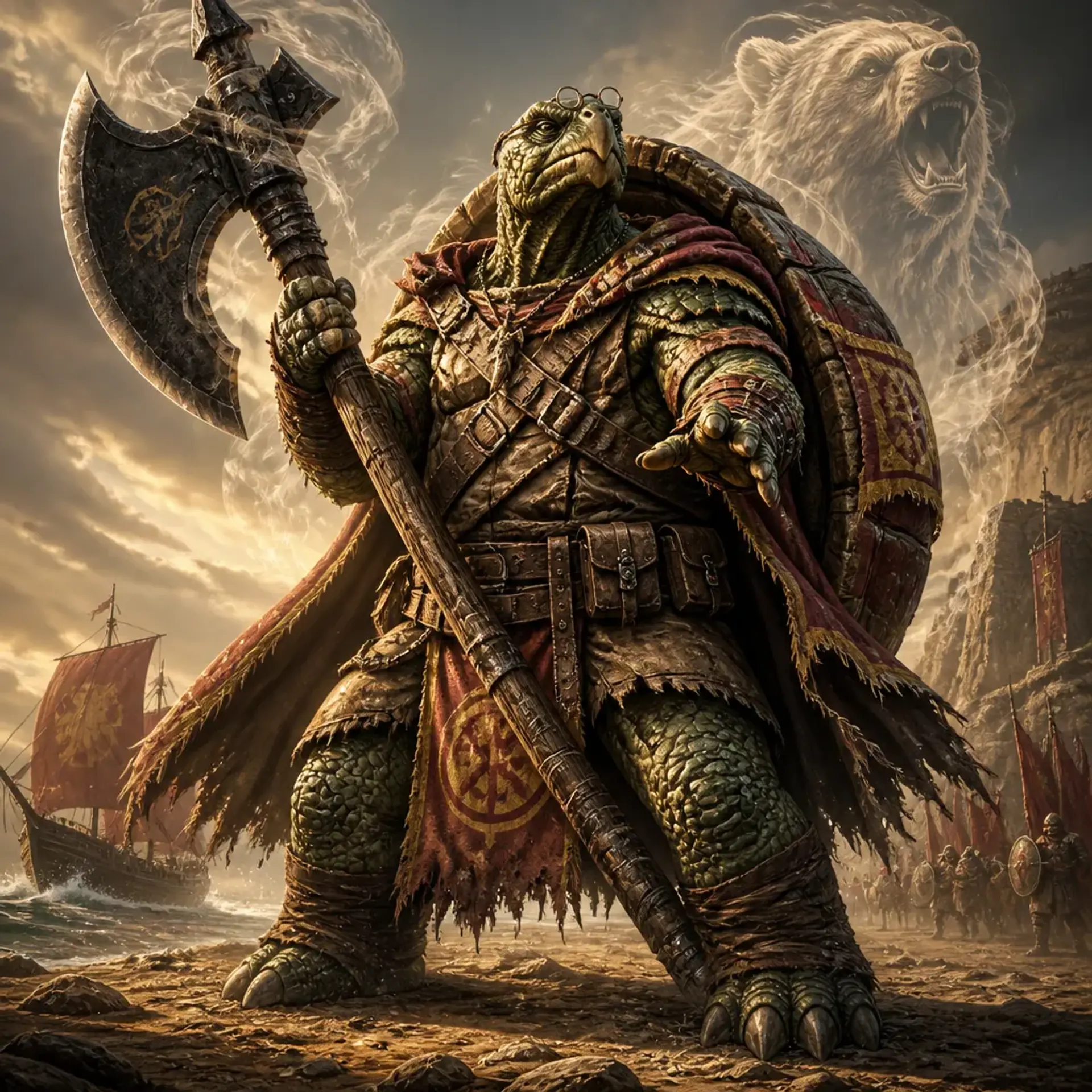 Sir Snappy - AI-generated fantasy Character