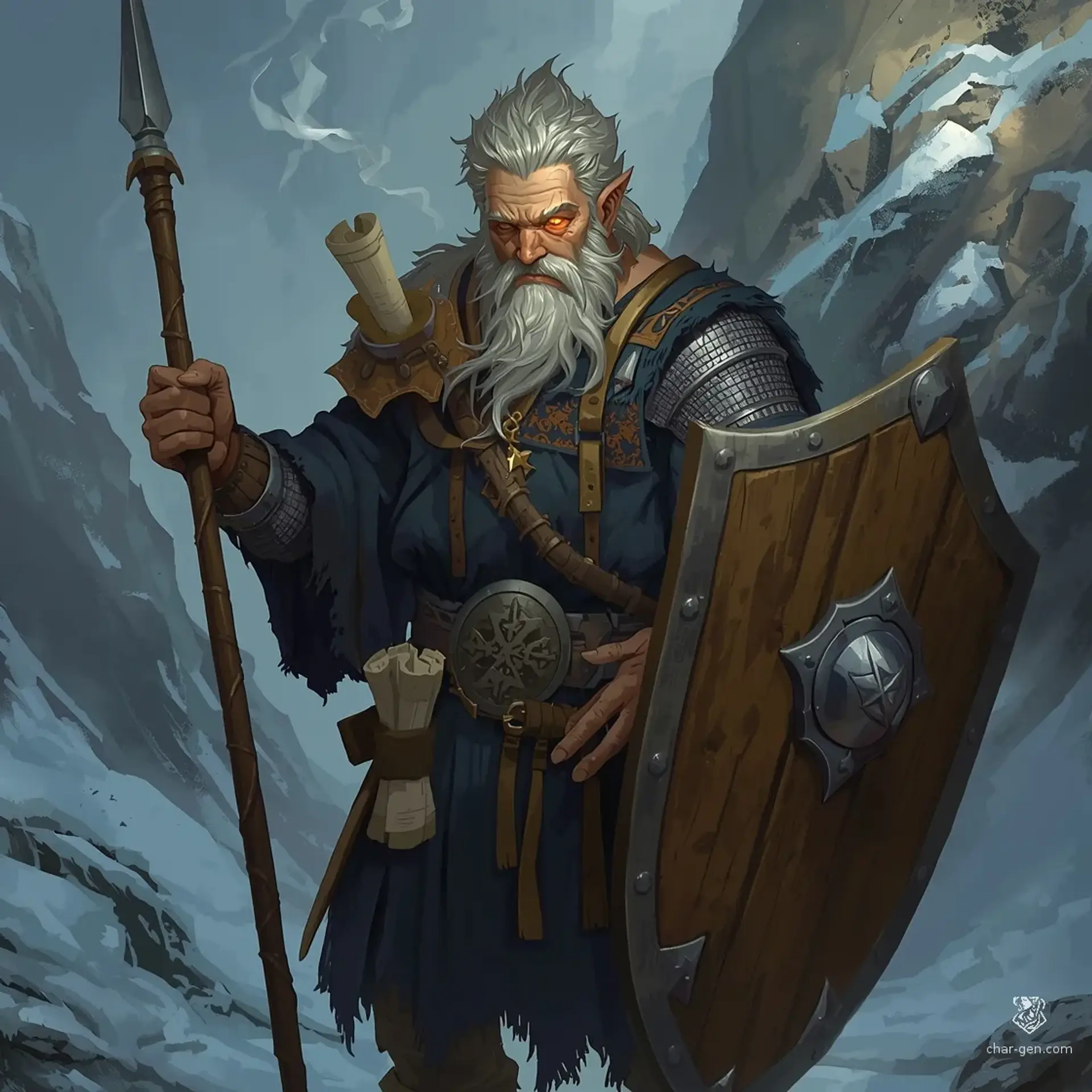 Silas Thorne - AI-generated fantasy Character