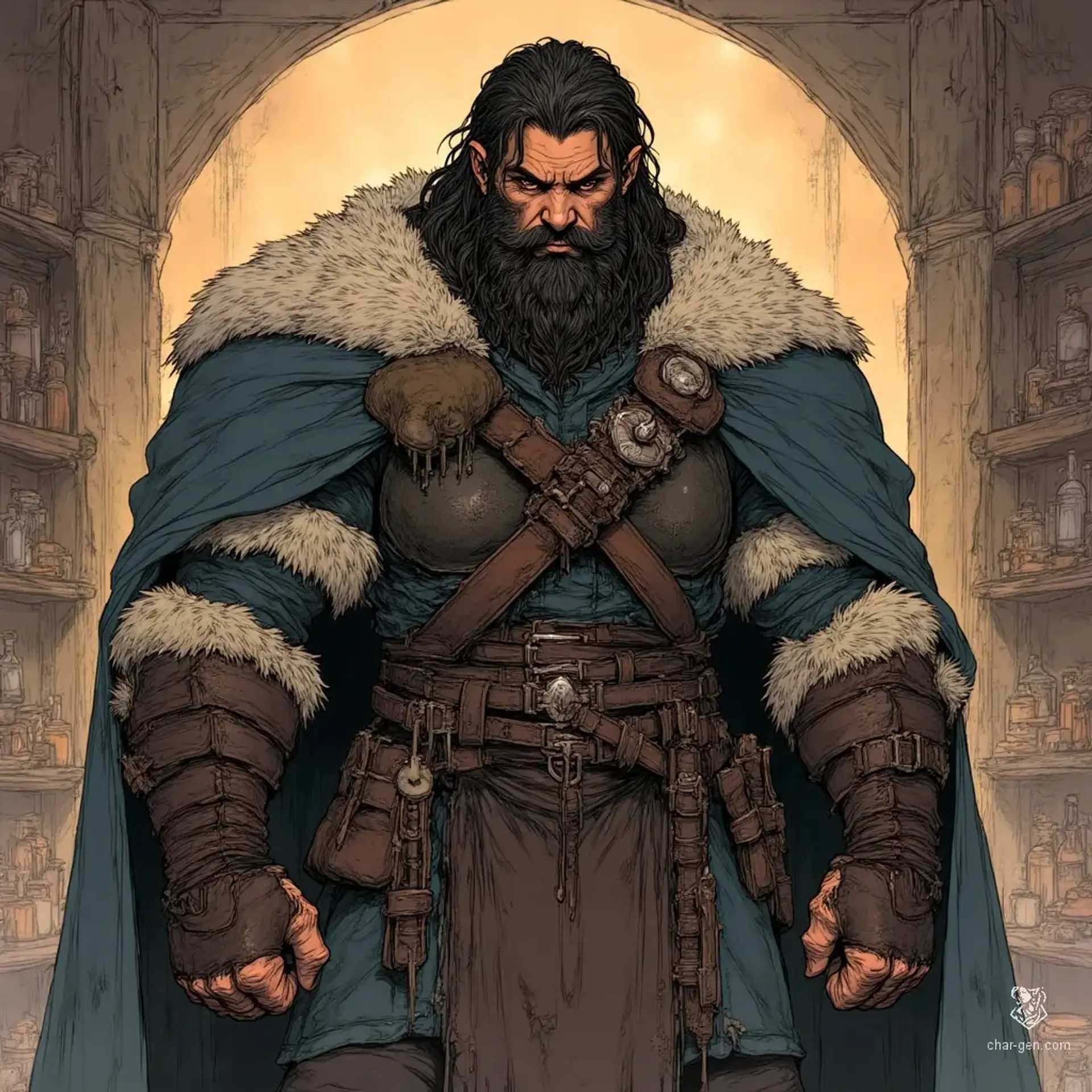 Nikolai Savitch - AI-generated fantasy NPC