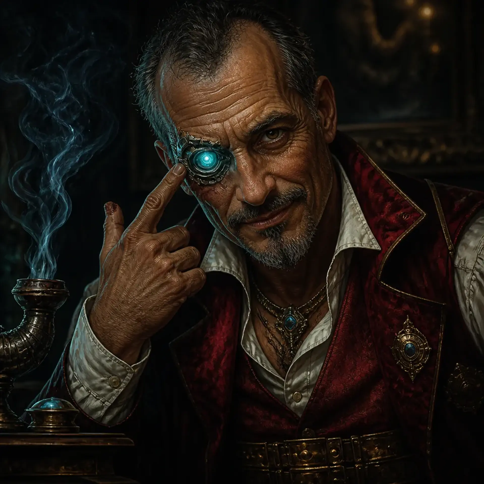 Aurius Thorne - AI-generated fantasy NPC