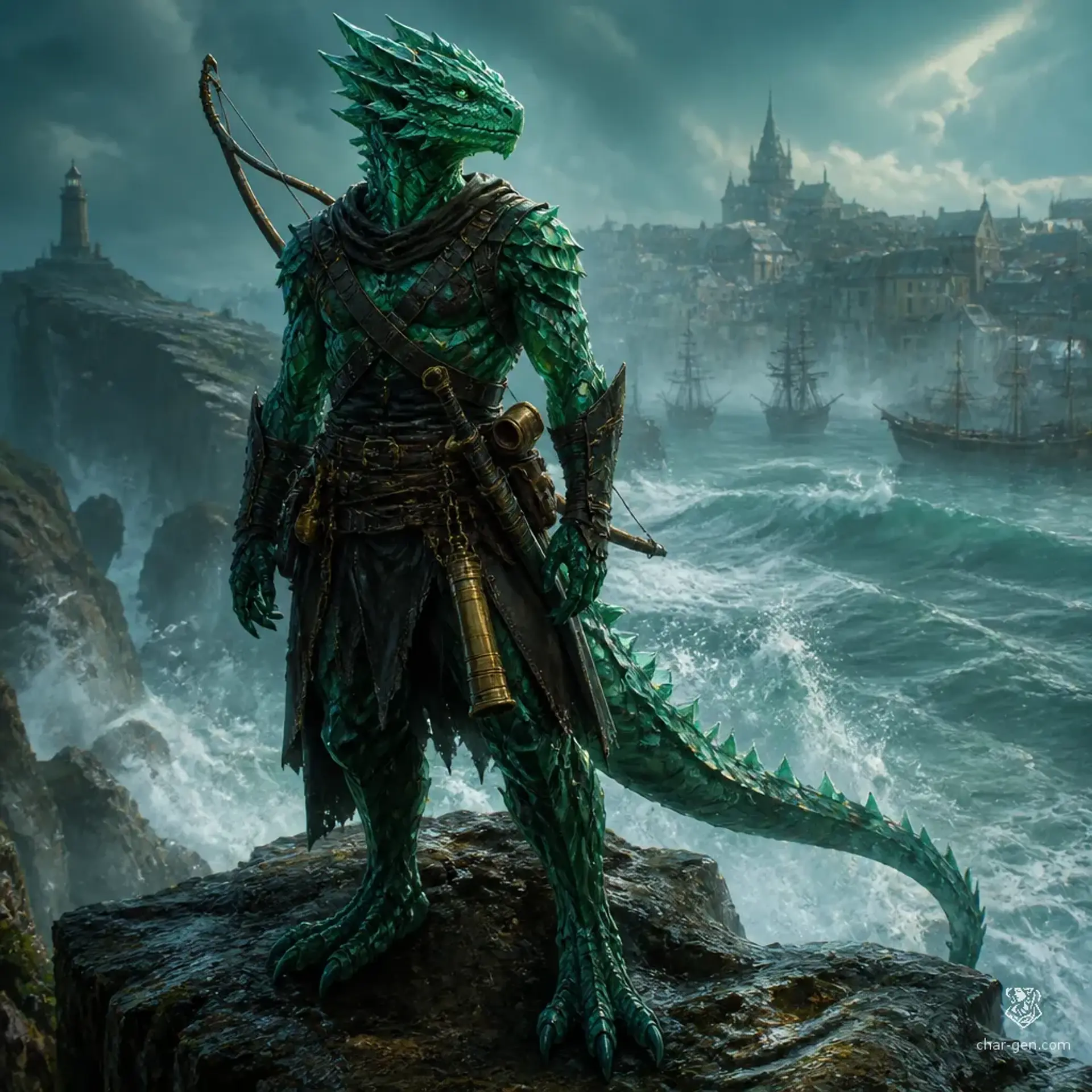 Nymnersaryxser - AI-generated fantasy Character