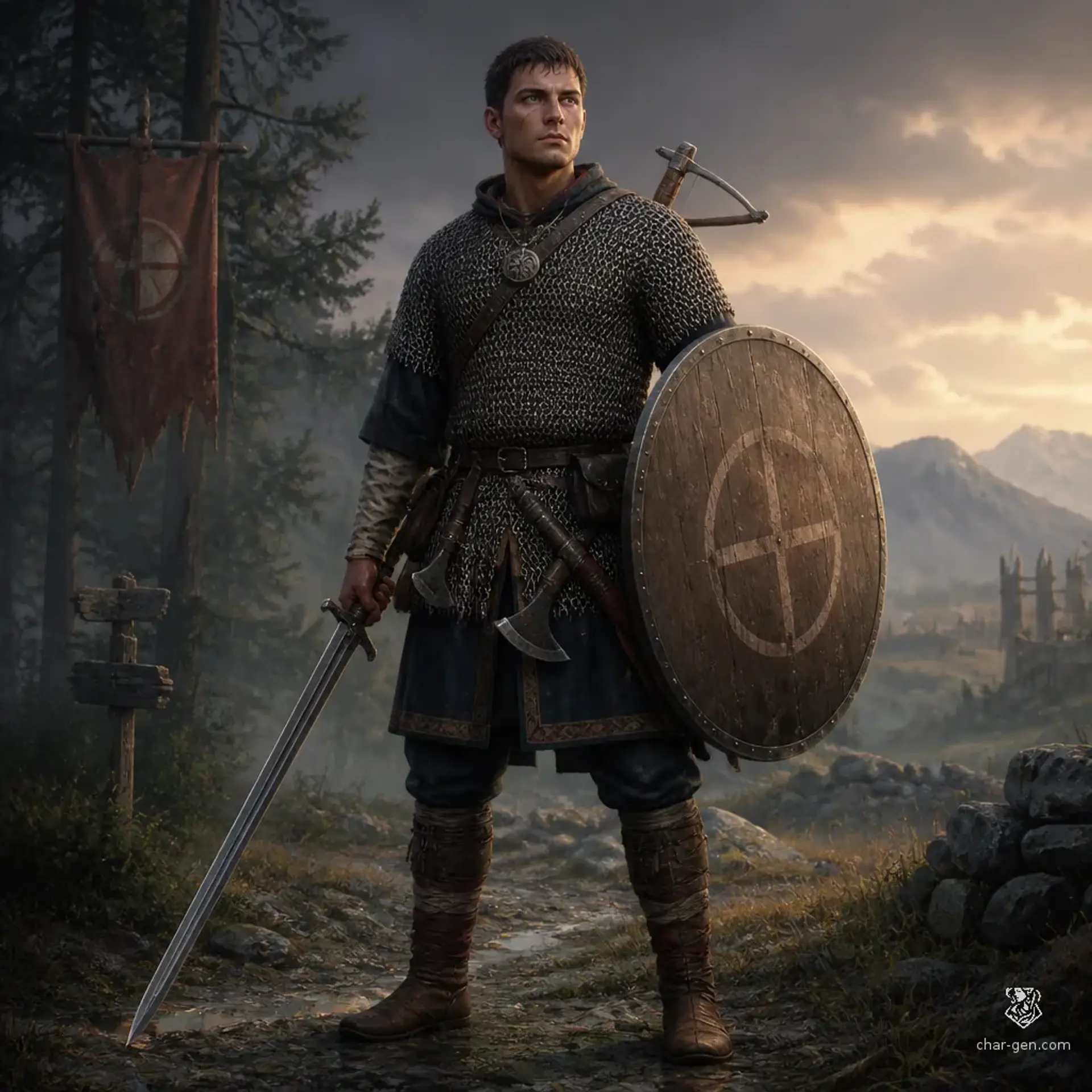 Kettik Varga - AI-generated fantasy Character