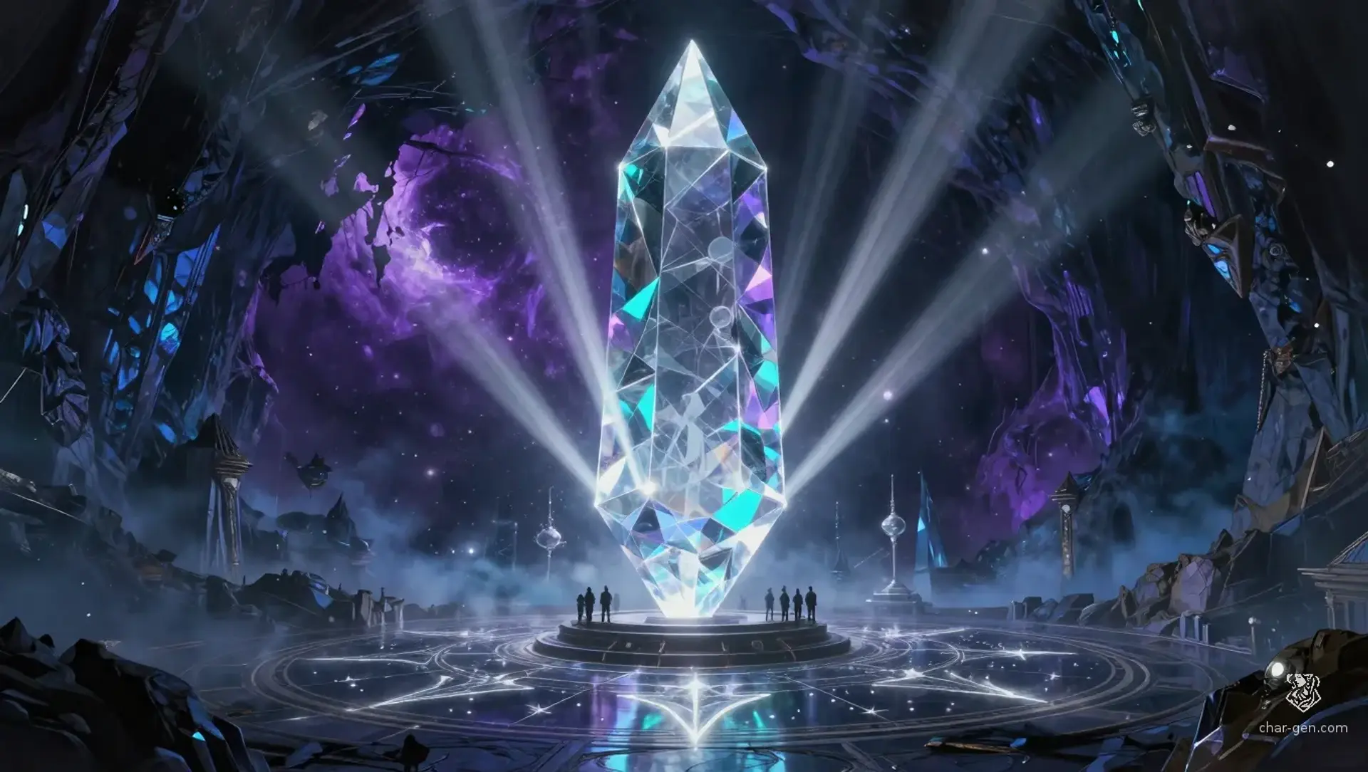 The Glass Singularity - AI-generated fantasy Quest