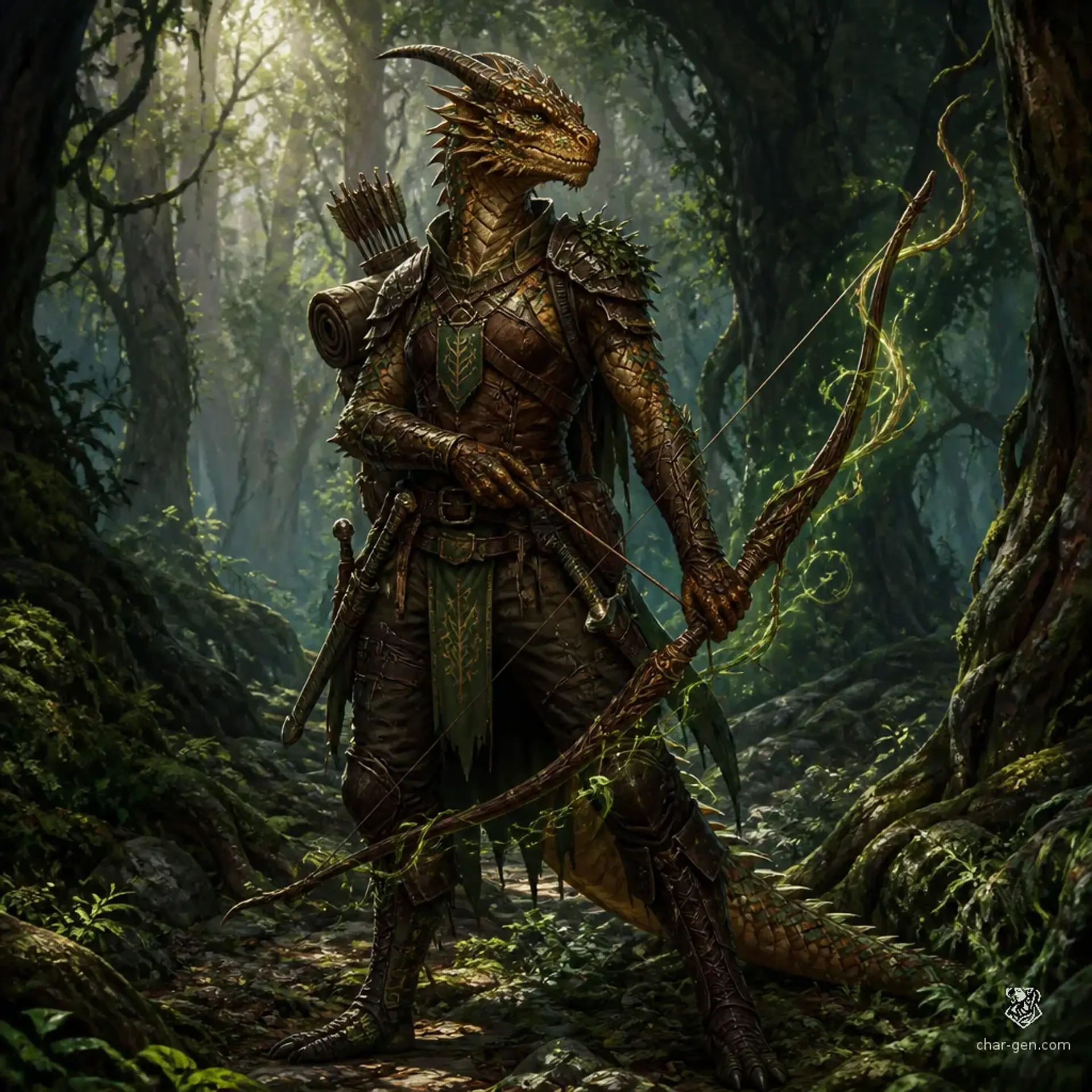 Mikájo - AI-generated fantasy Character