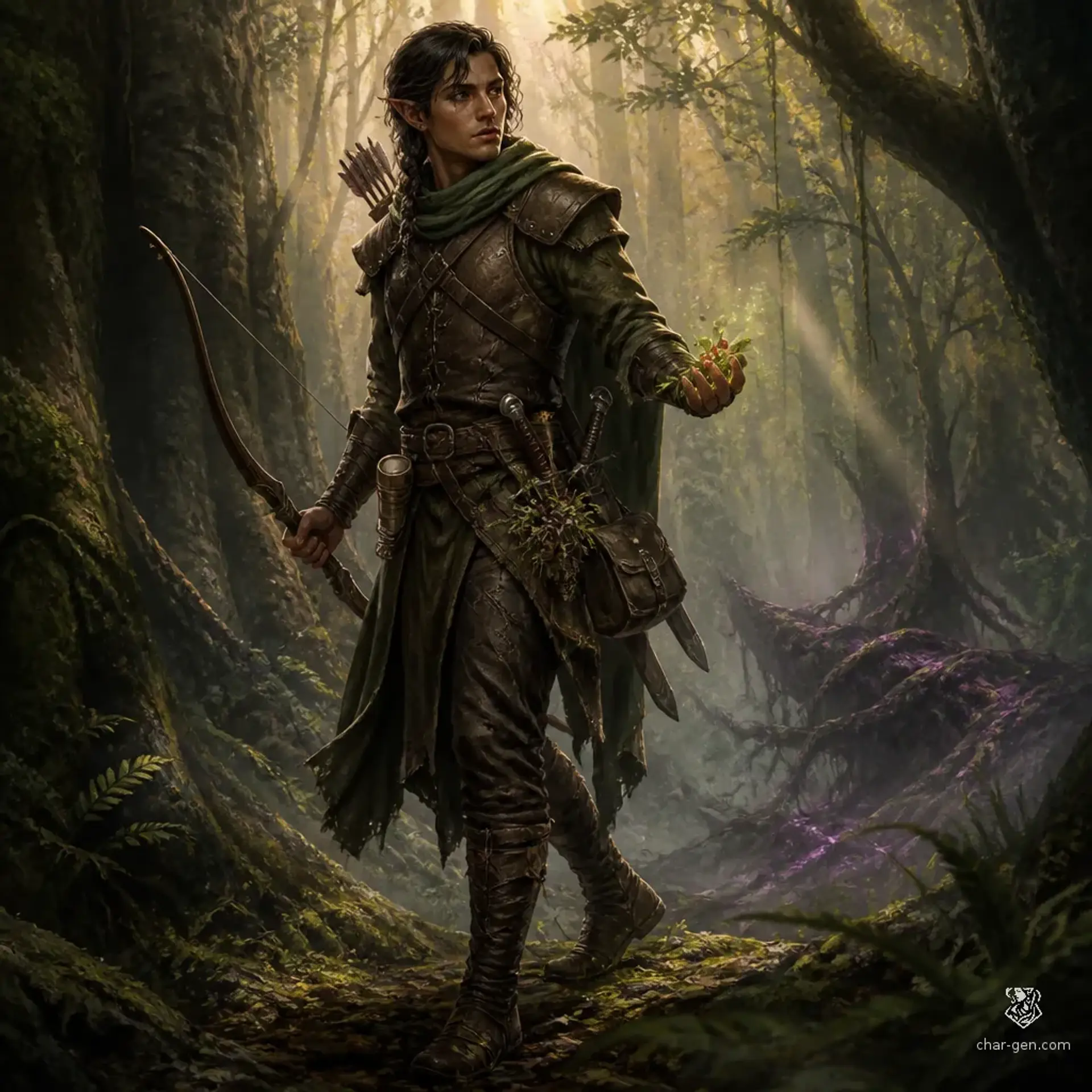 Mikava Orisani - AI-generated fantasy Character
