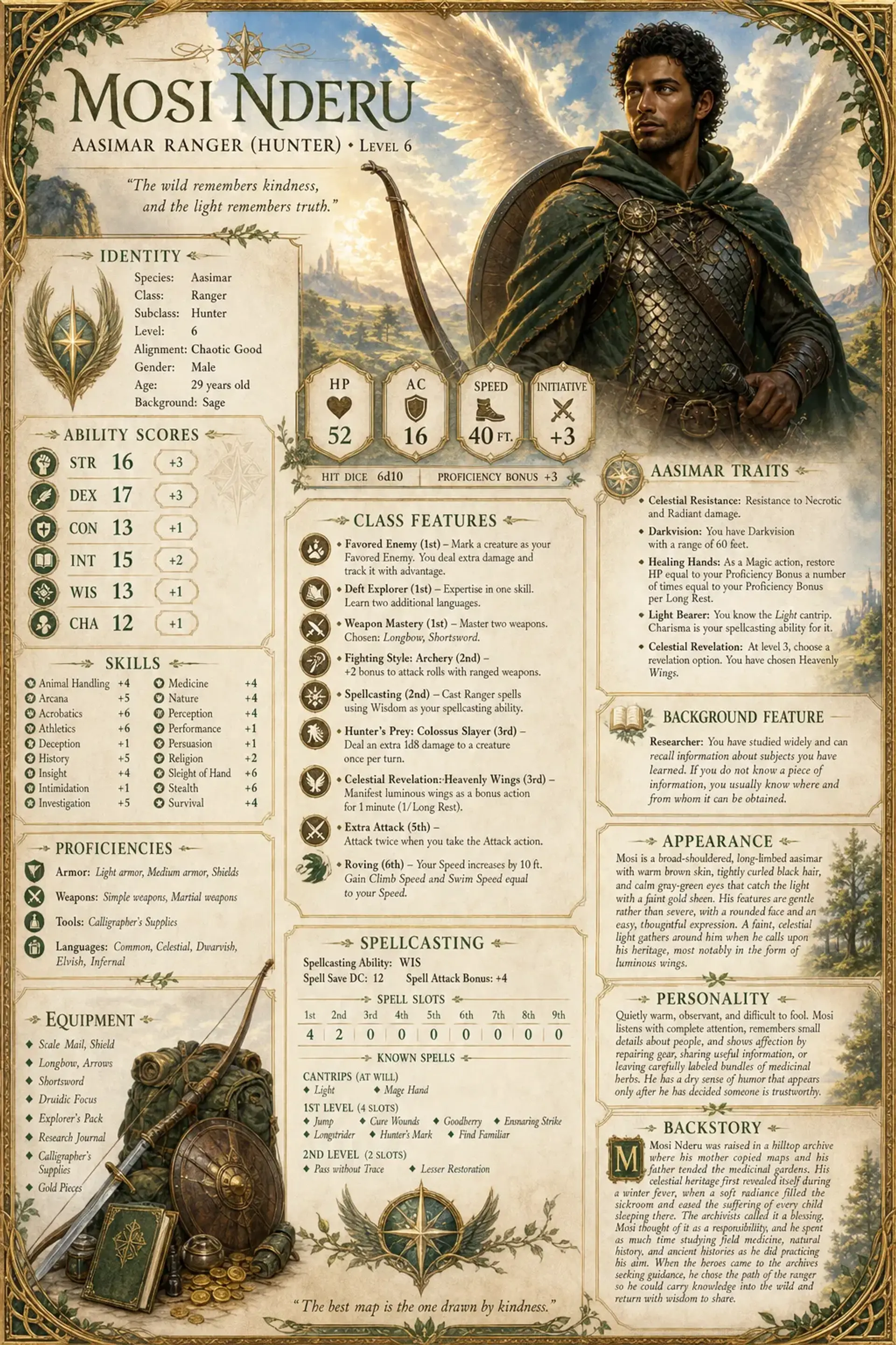 Character Sheet