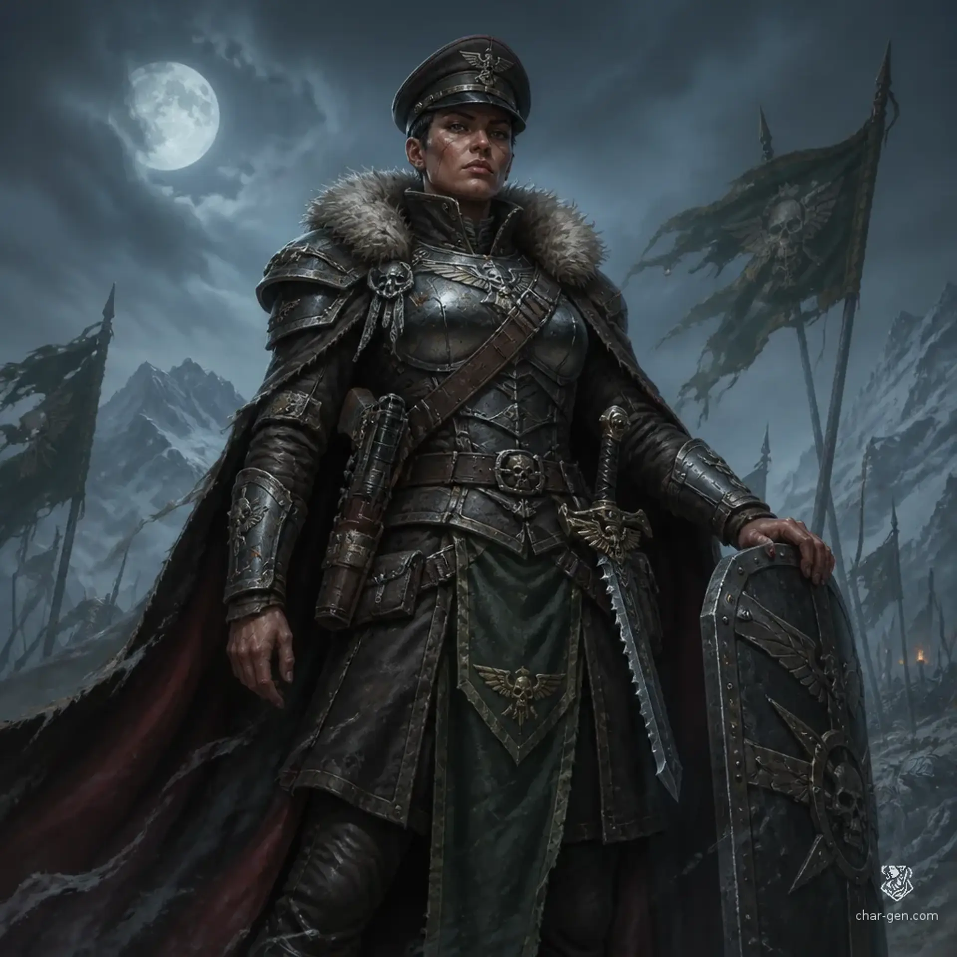 Entranzia Graves - AI-generated fantasy Character