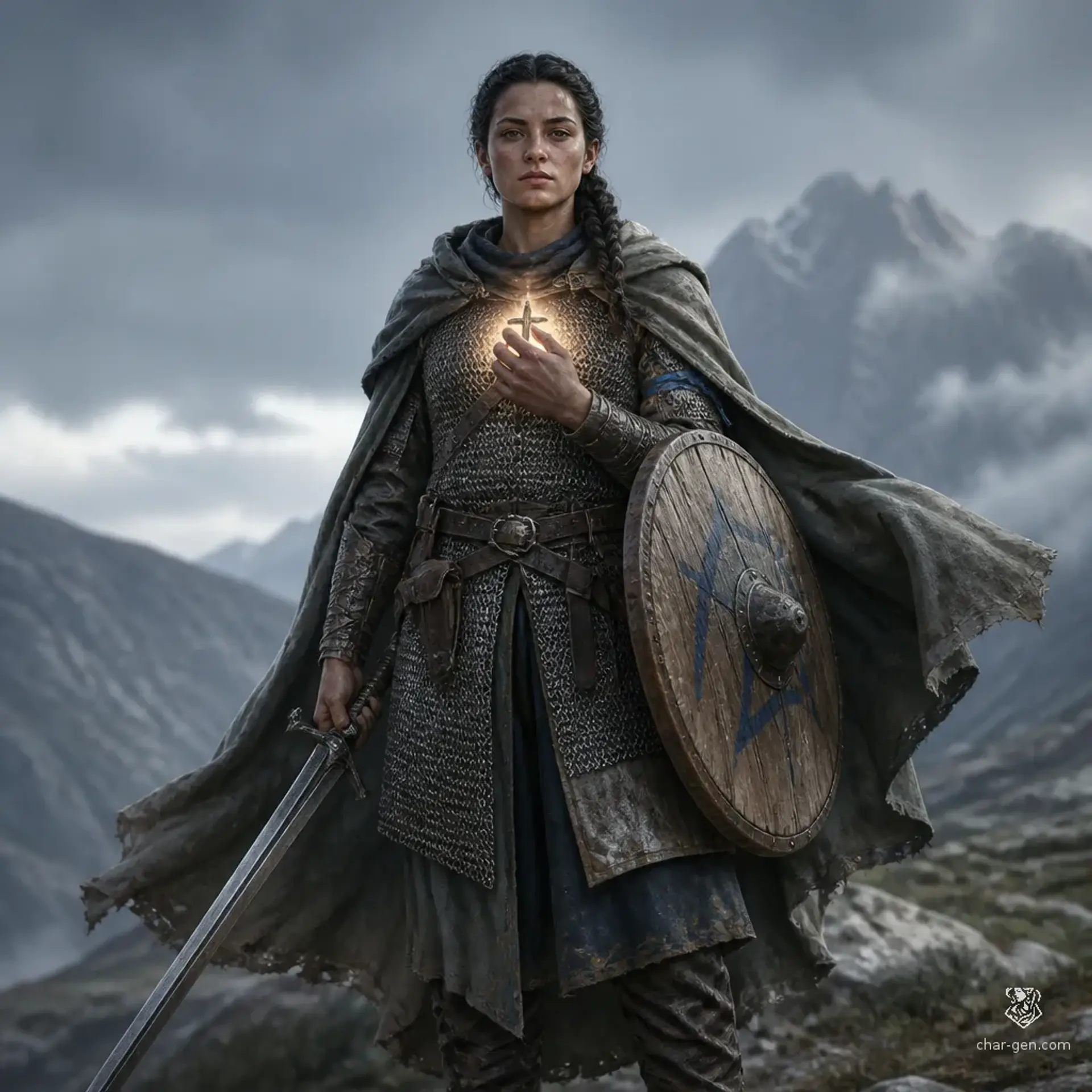 Sanna Salonen - AI-generated fantasy Character