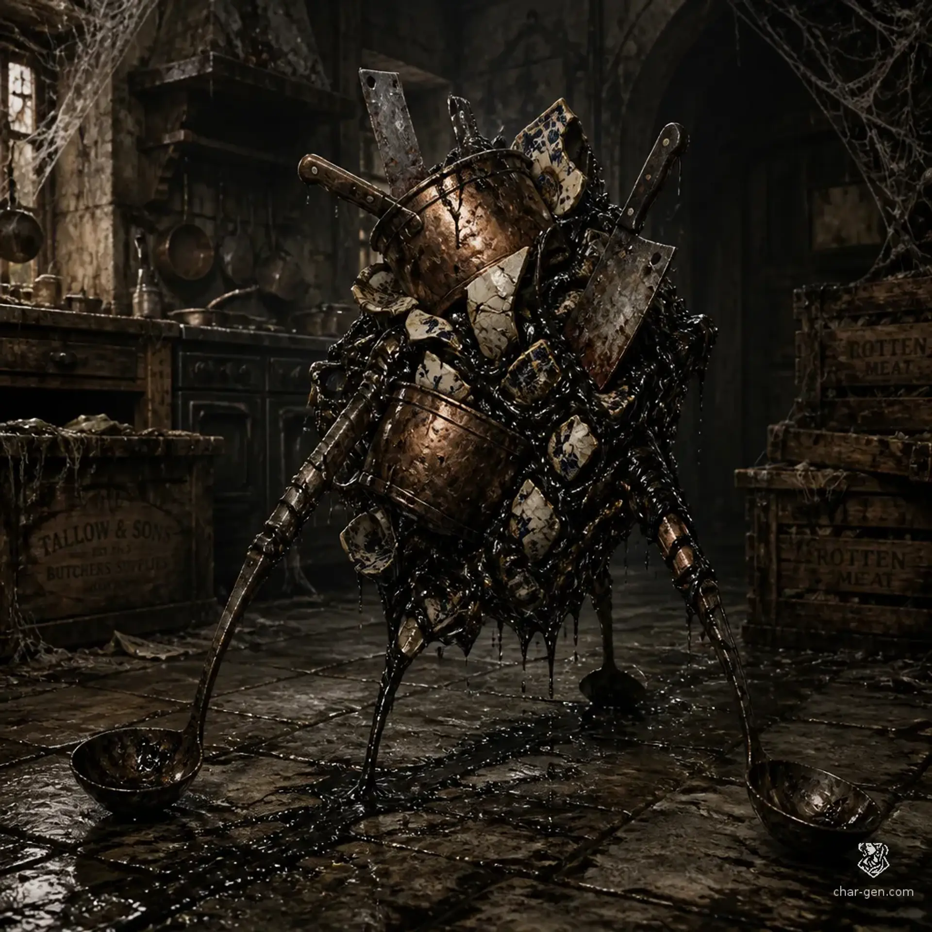 Scullery Skitterer - AI-generated fantasy Monster
