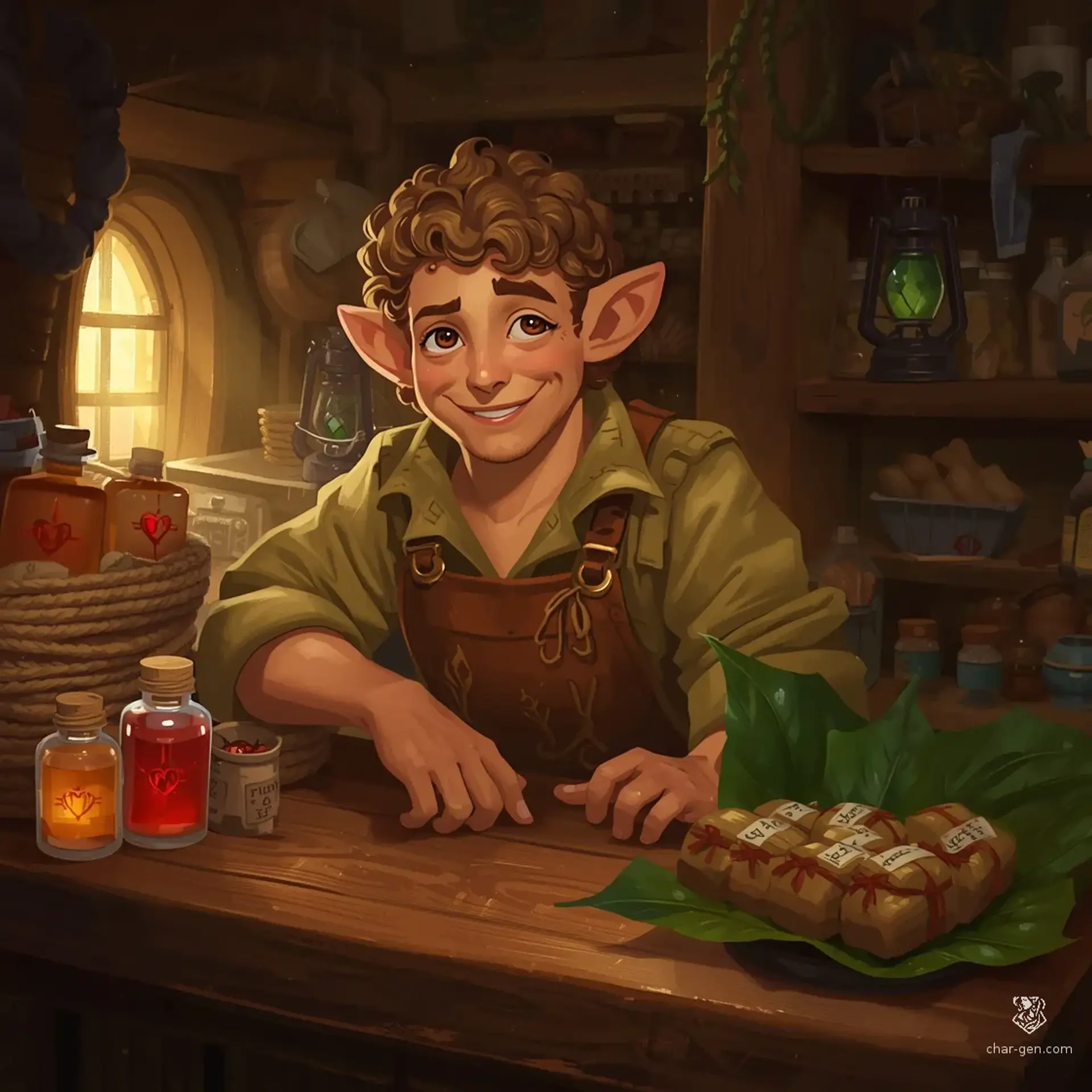Barnaby's Sundries and Survivalist Needs - AI-generated fantasy Shop