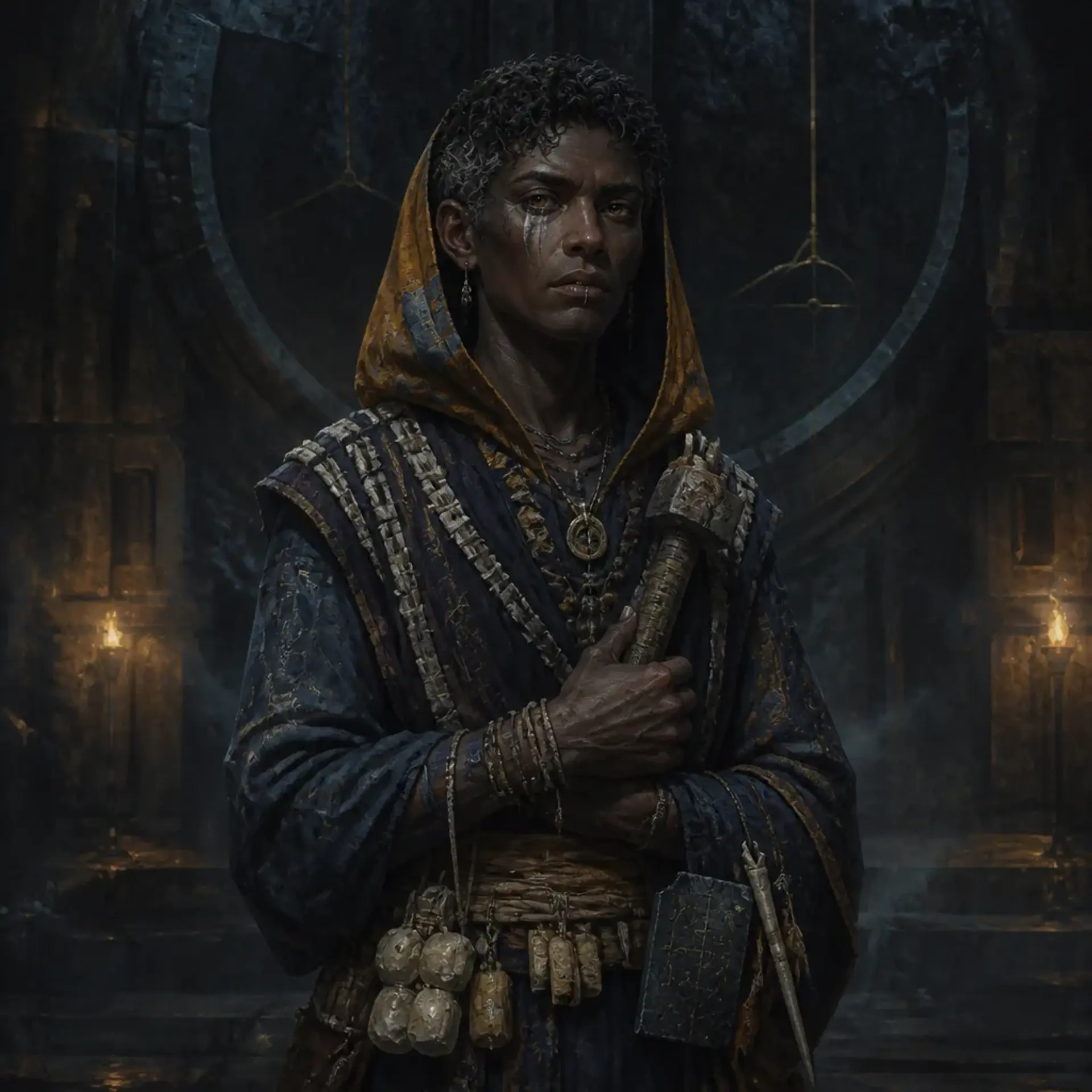 Thalumai Ndero - AI-generated fantasy NPC