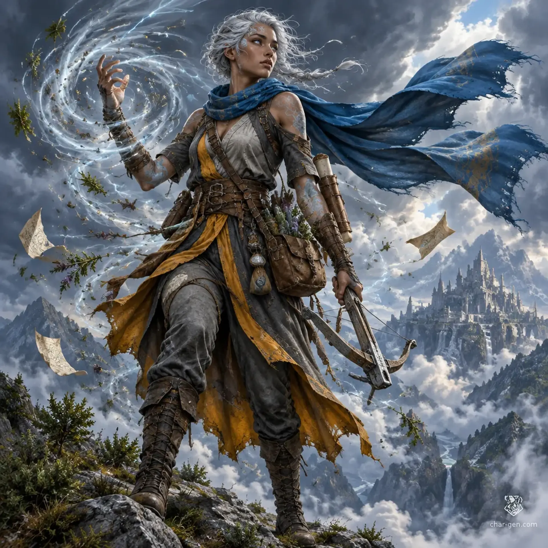 Arsinoe - AI-generated fantasy Character
