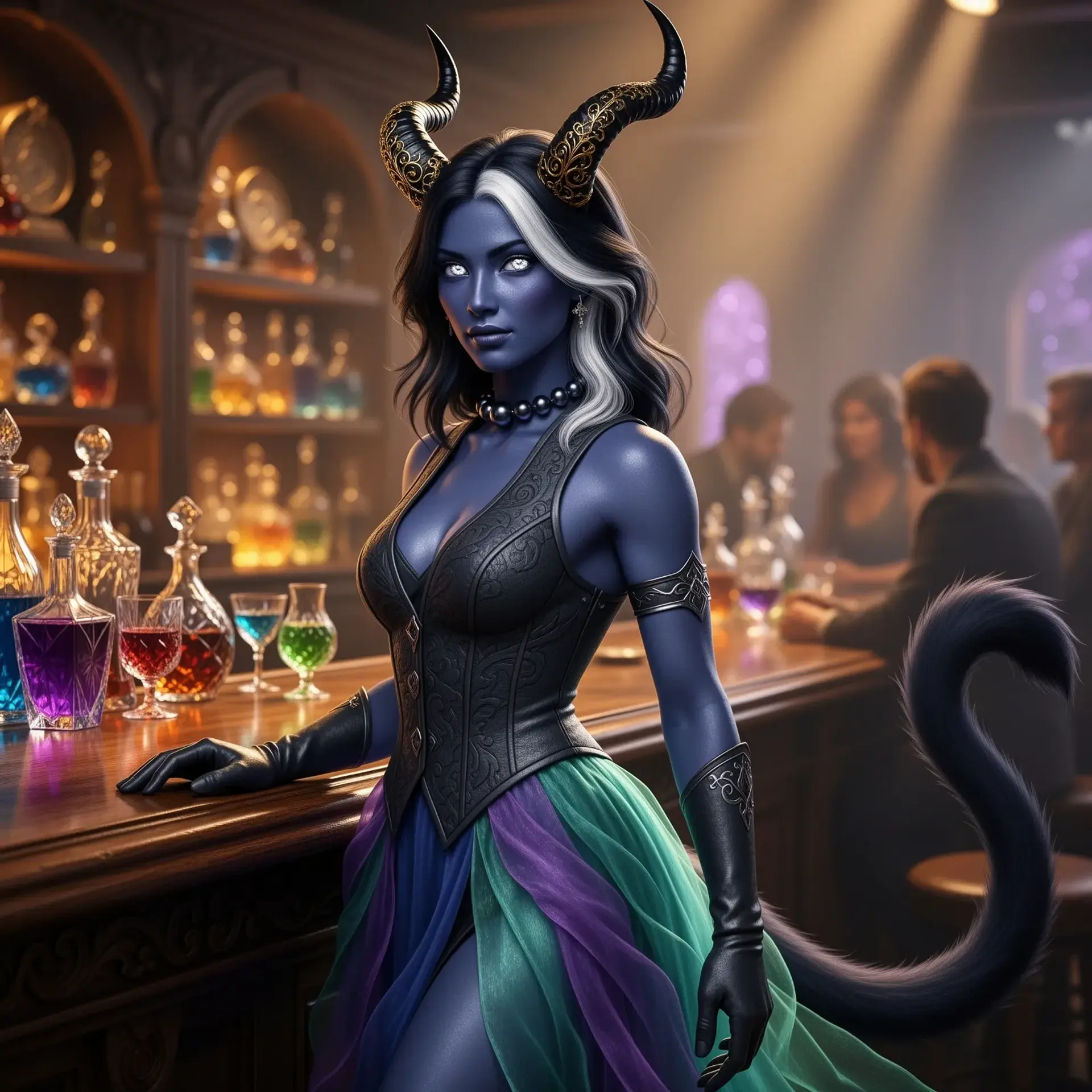 Vespera Kahl-Sizhor (Highwater) - AI-generated fantasy NPC