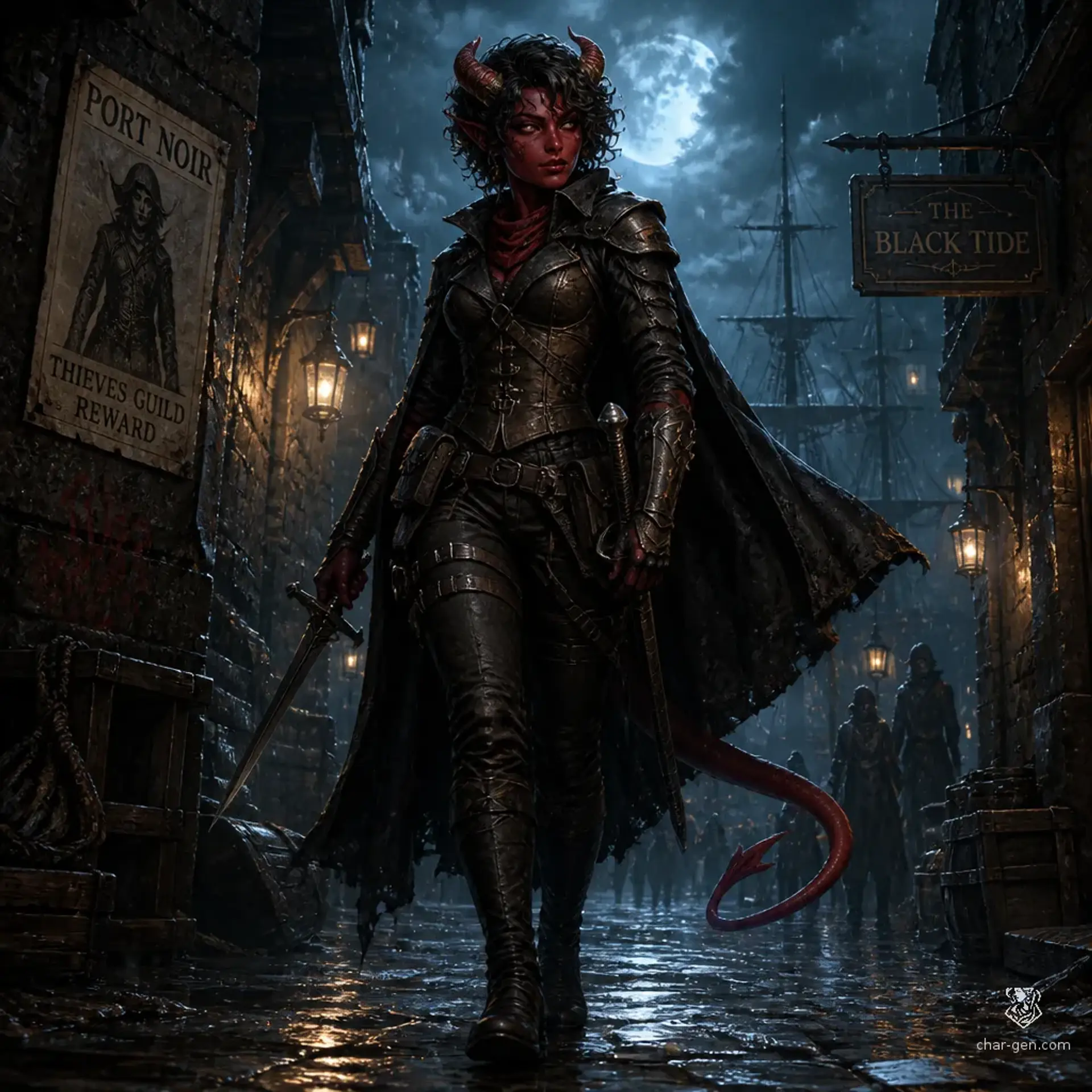 Zalia Yuborys - AI-generated fantasy Character