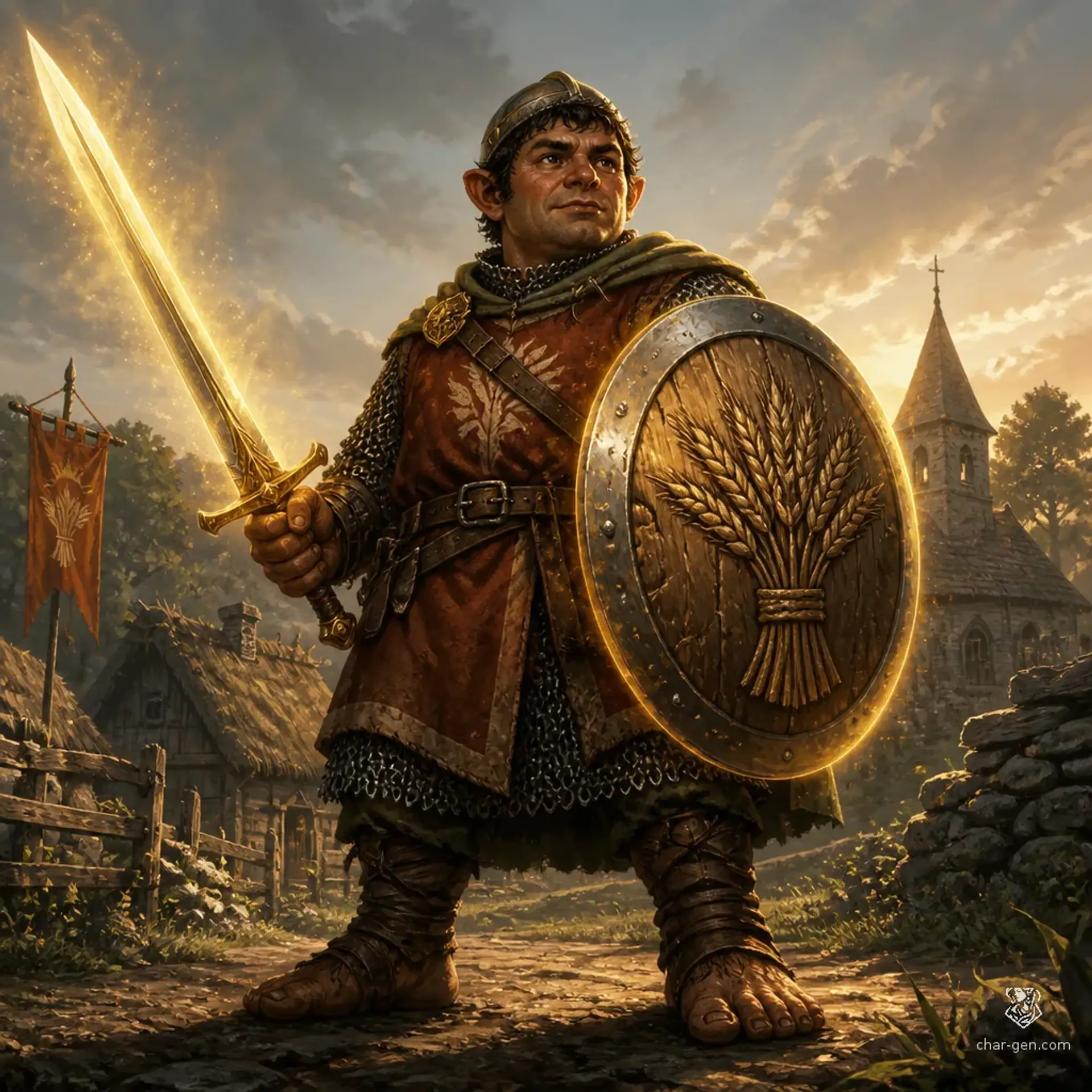 Batzan Underhill - AI-generated fantasy Character