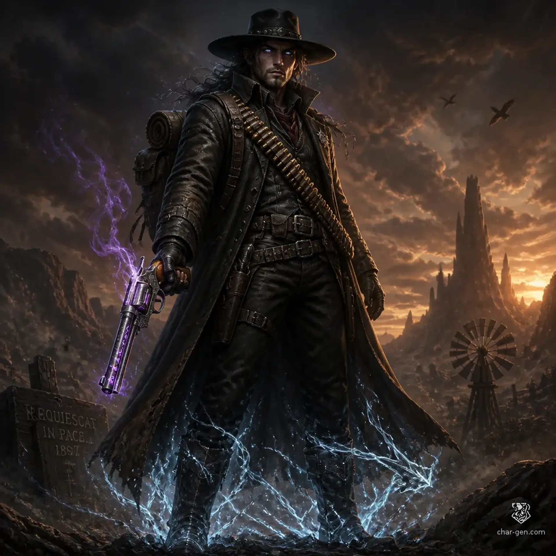 Bo Cephus - AI-generated fantasy Character