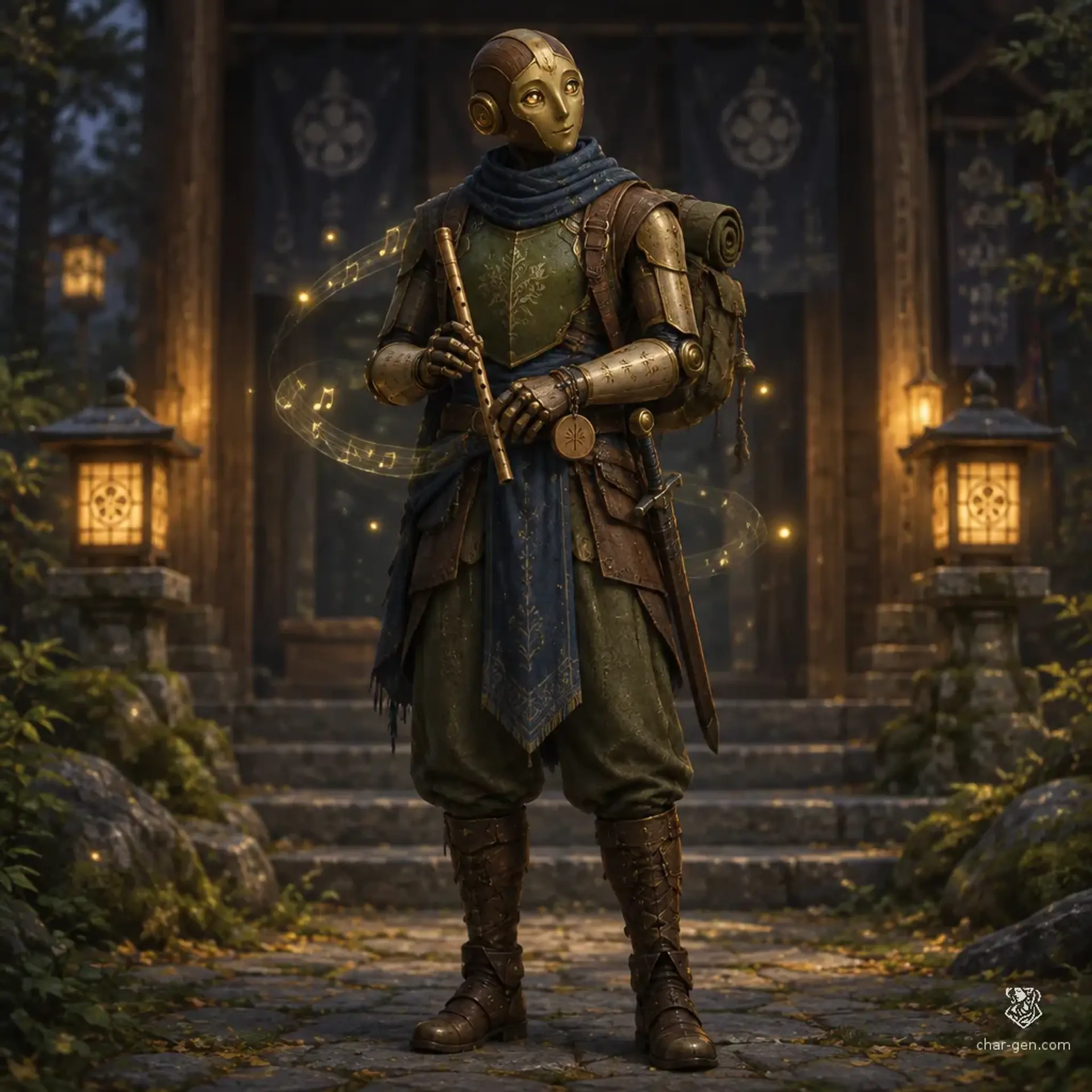 Ebbin - AI-generated fantasy Character