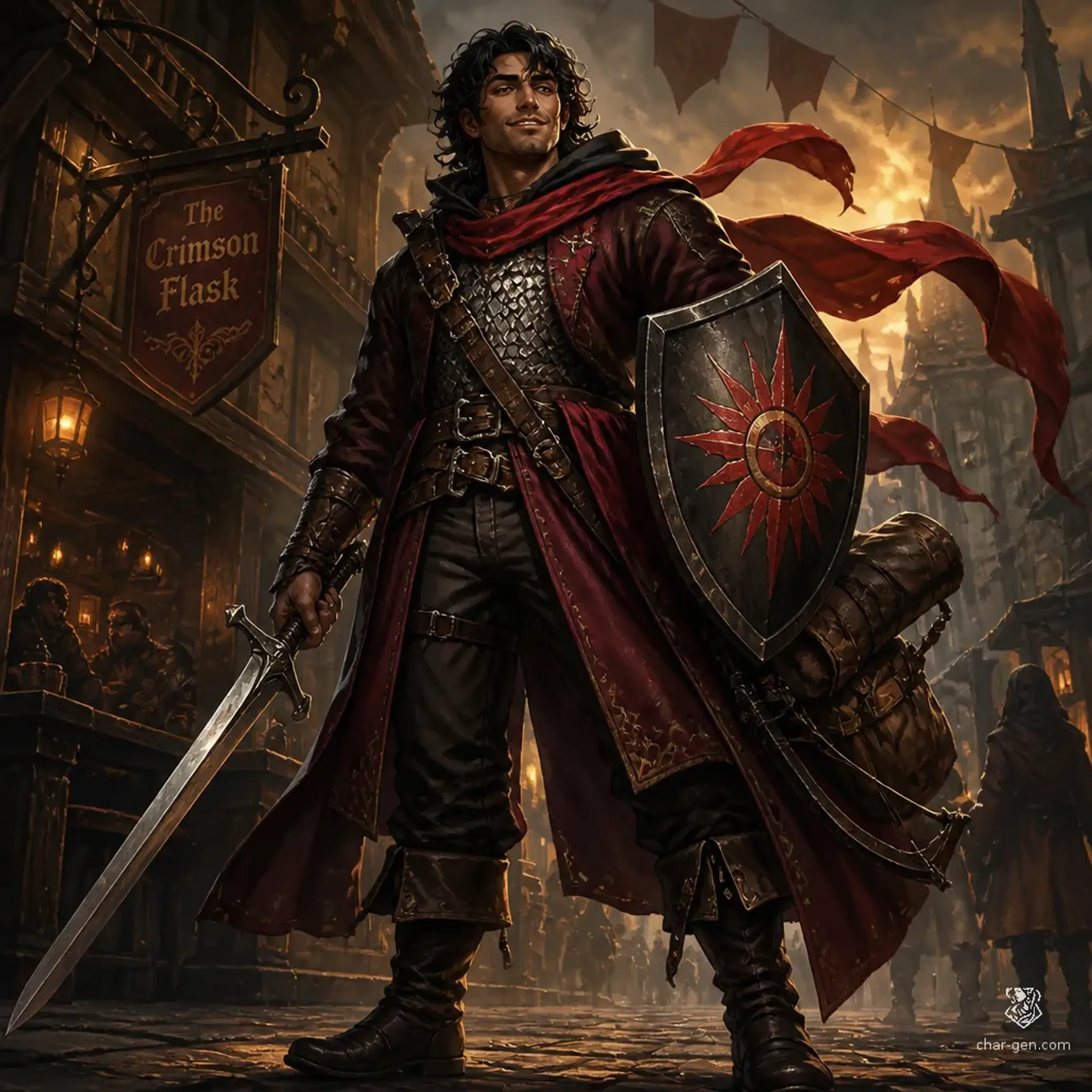Lucifer - AI-generated fantasy Character