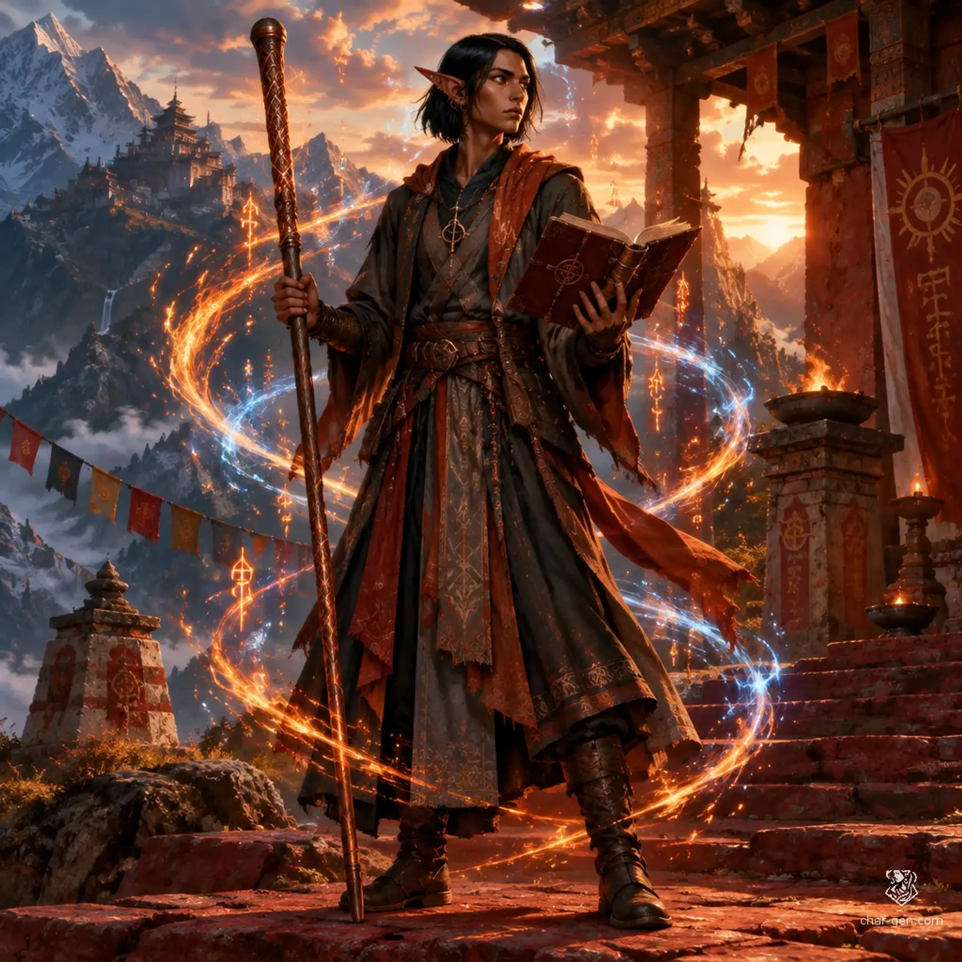 Talu - AI-generated fantasy Character