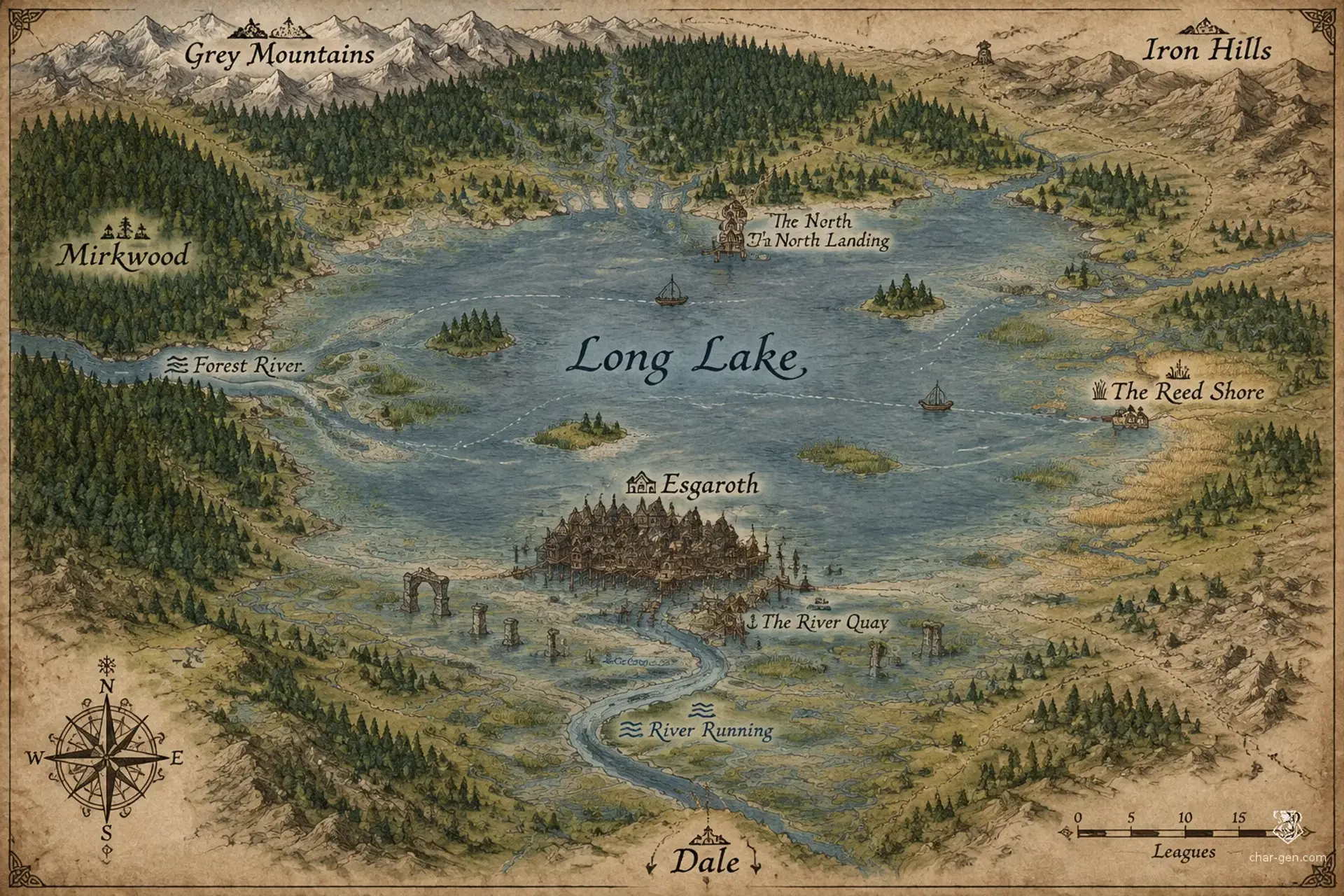 Long Lake & Esgaroth
