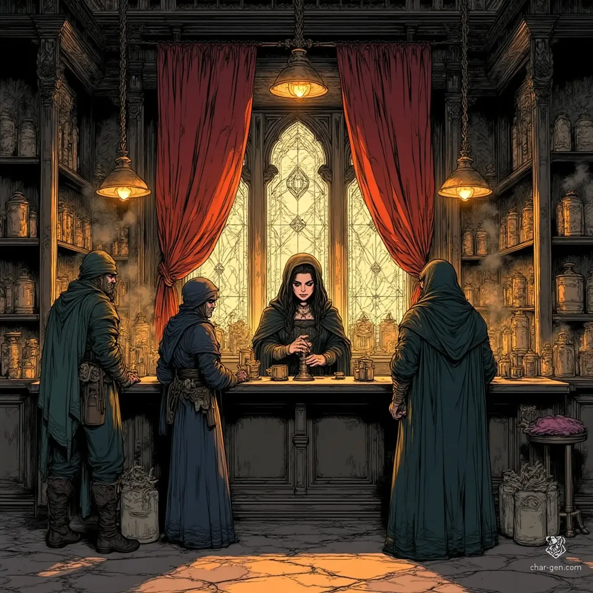 Adepti's Splash of Wisdom - AI-generated fantasy Shop
