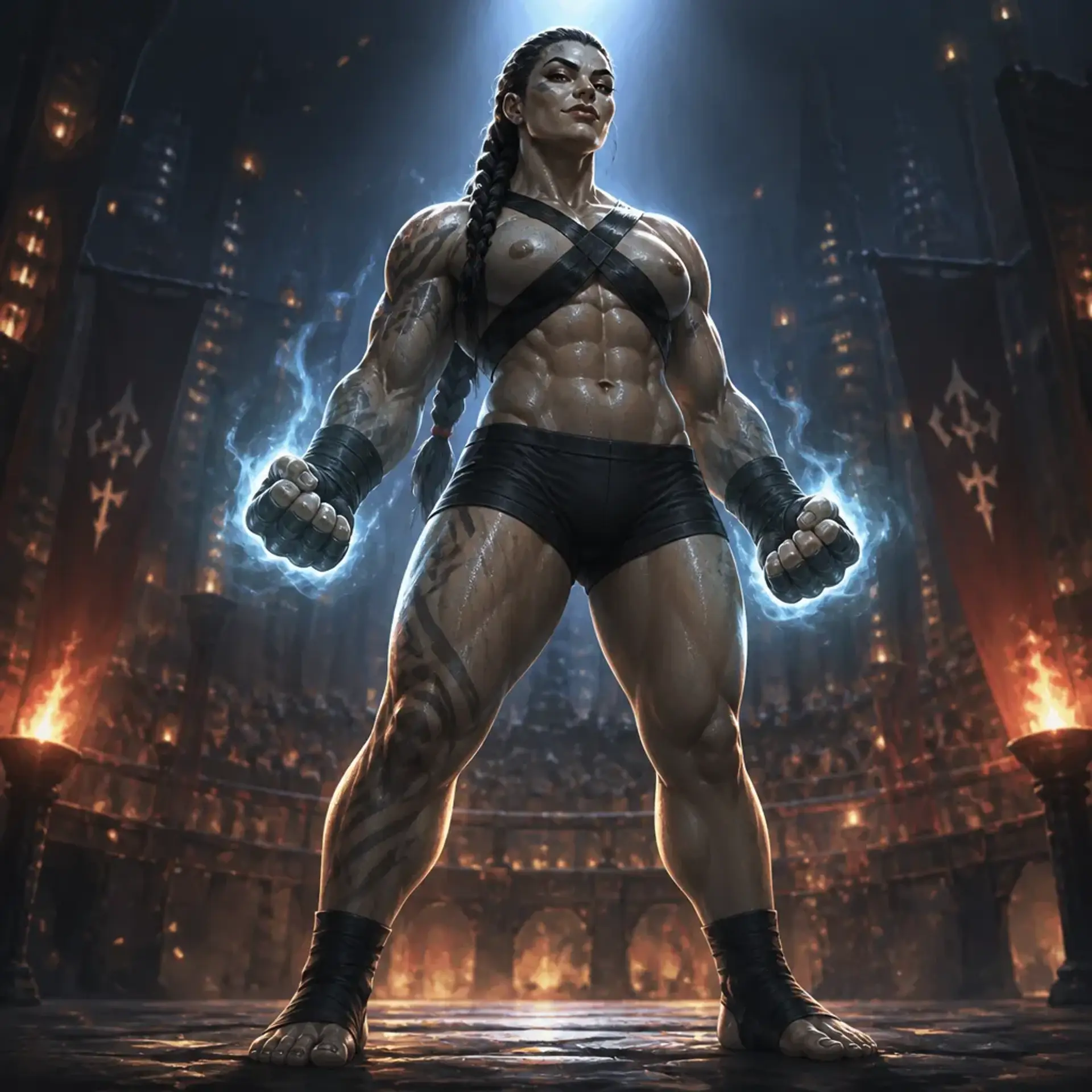 Brakka Stoneclap - AI-generated fantasy Character
