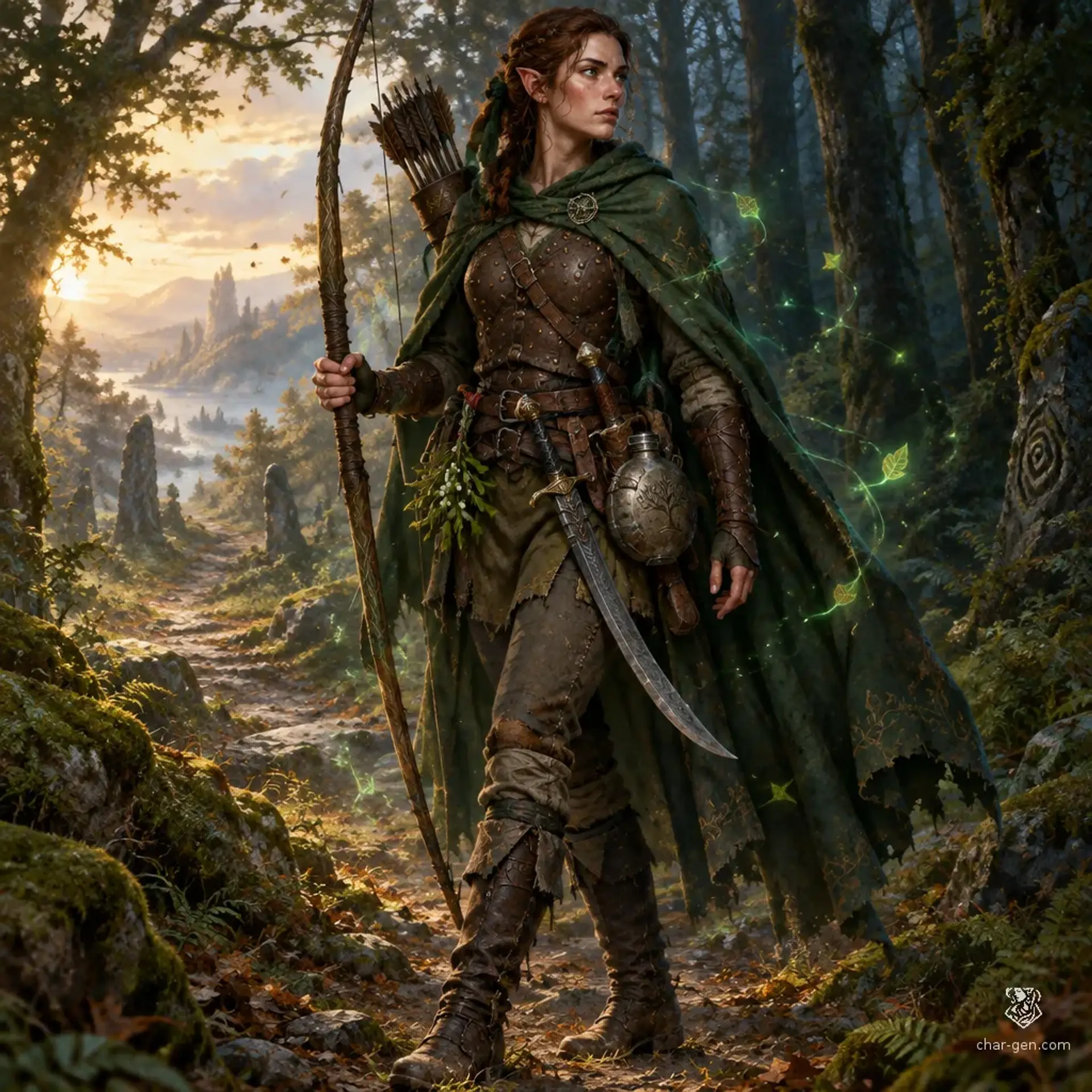 Elara - AI-generated fantasy Character
