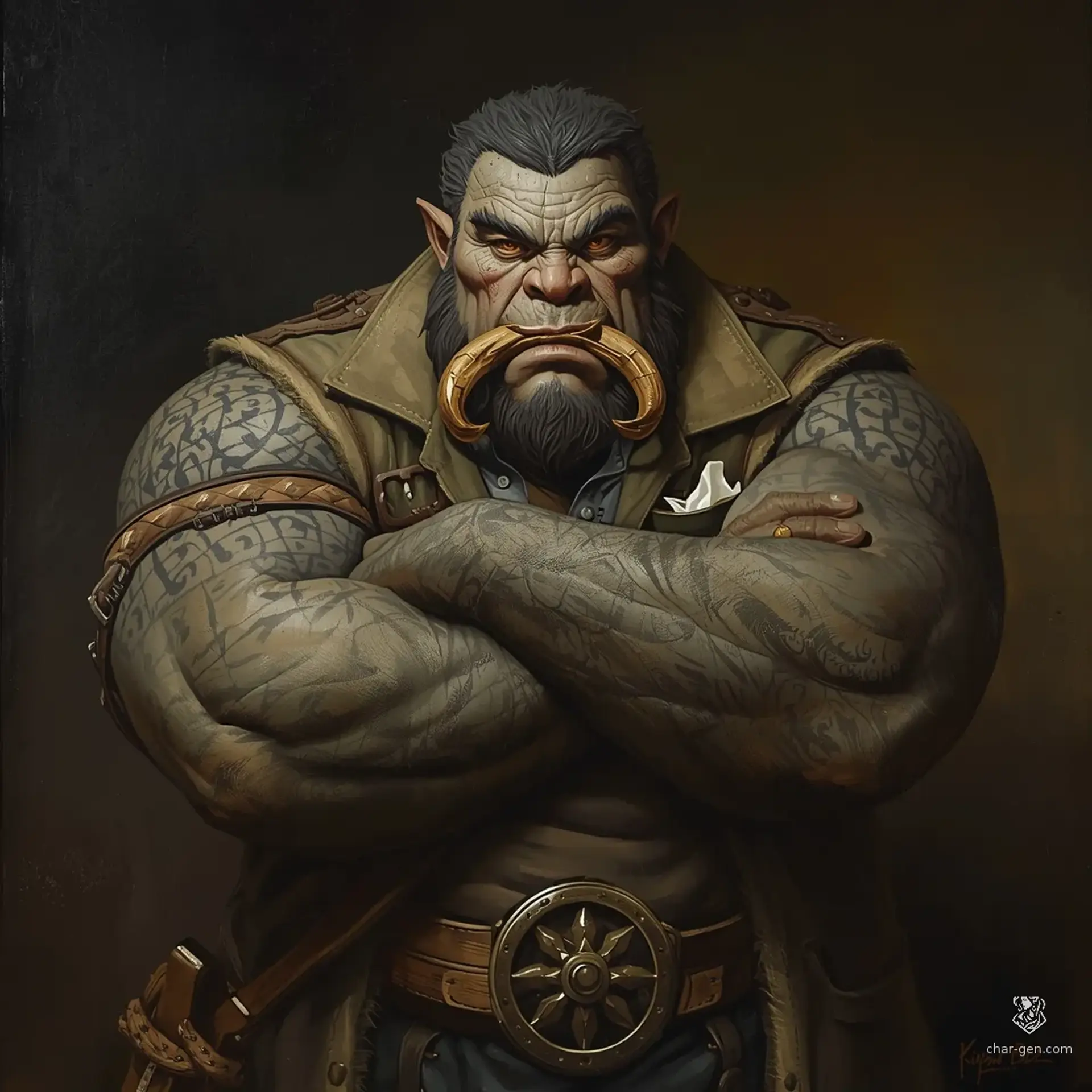 Rhorlak Stone-Hoof - AI-generated fantasy NPC