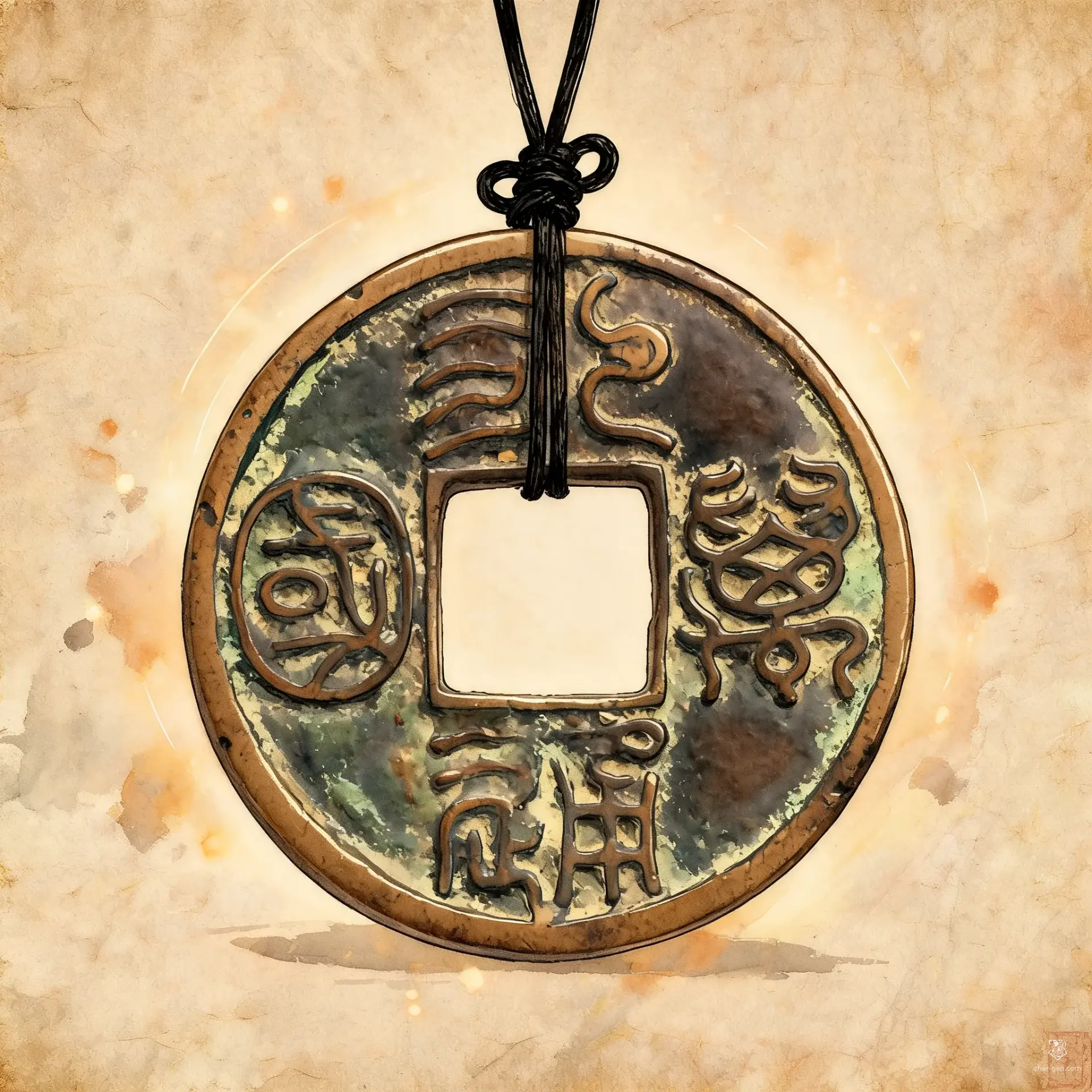 The Lucky Coin - AI-generated fantasy Magic Item
